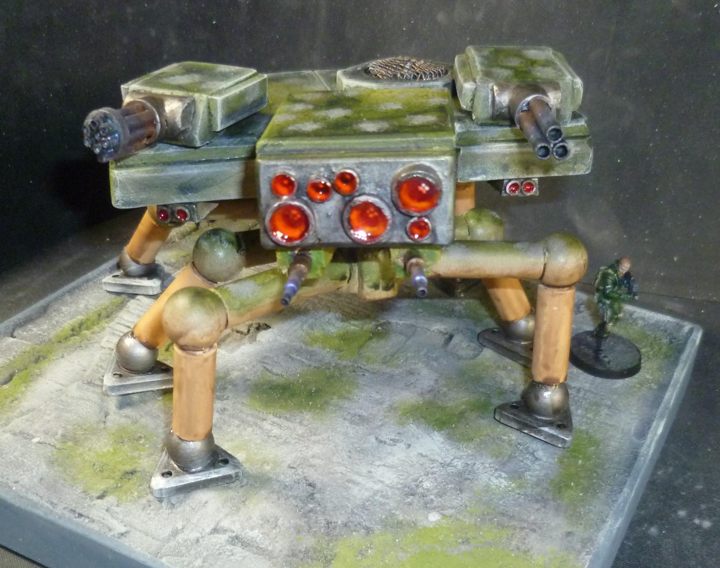 Tank, Walker, Spider tank scratch build