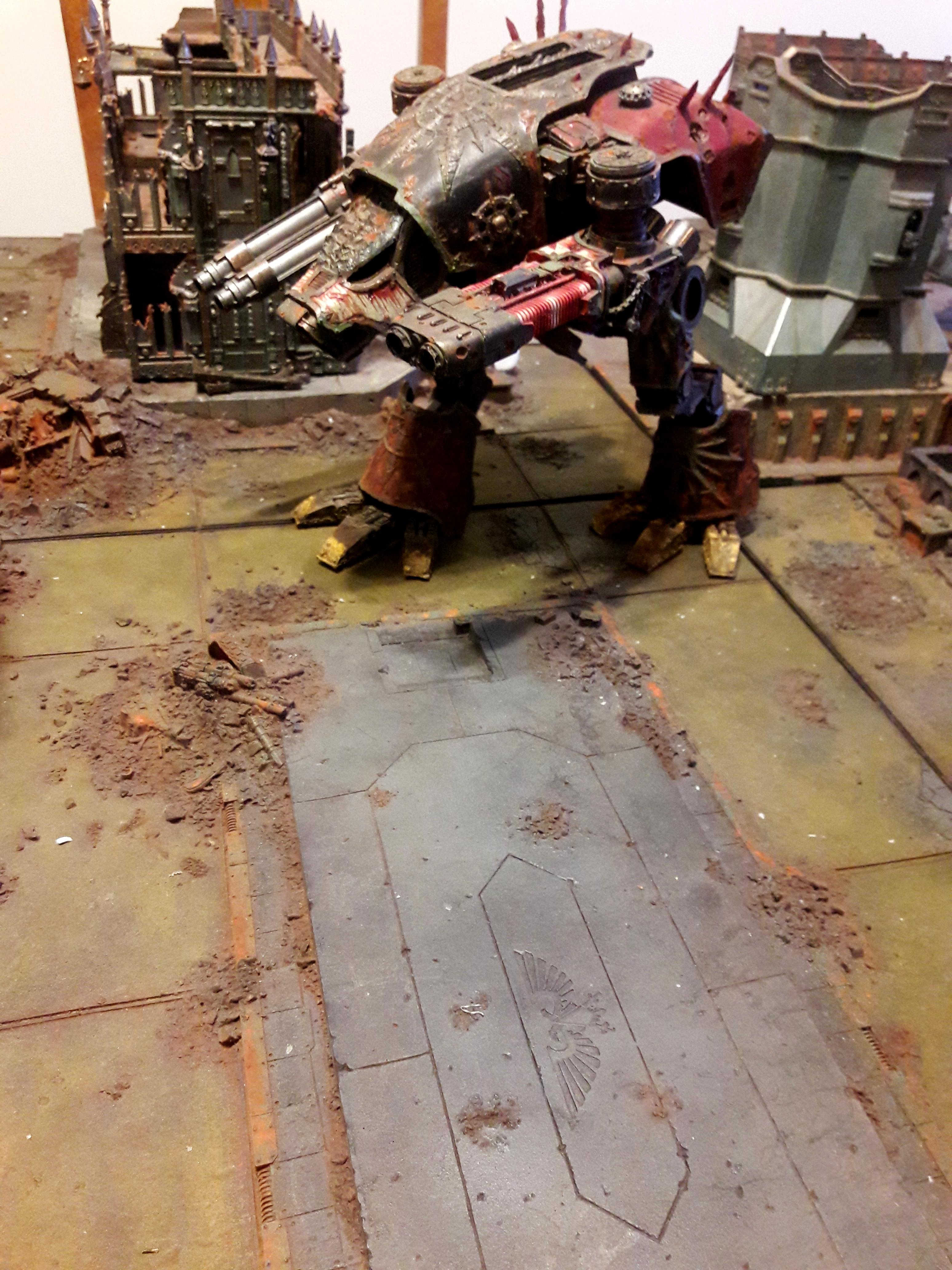 Chaos, Legio Mortis, Nurgle, Titan, Warhammer 40,000, Warhound