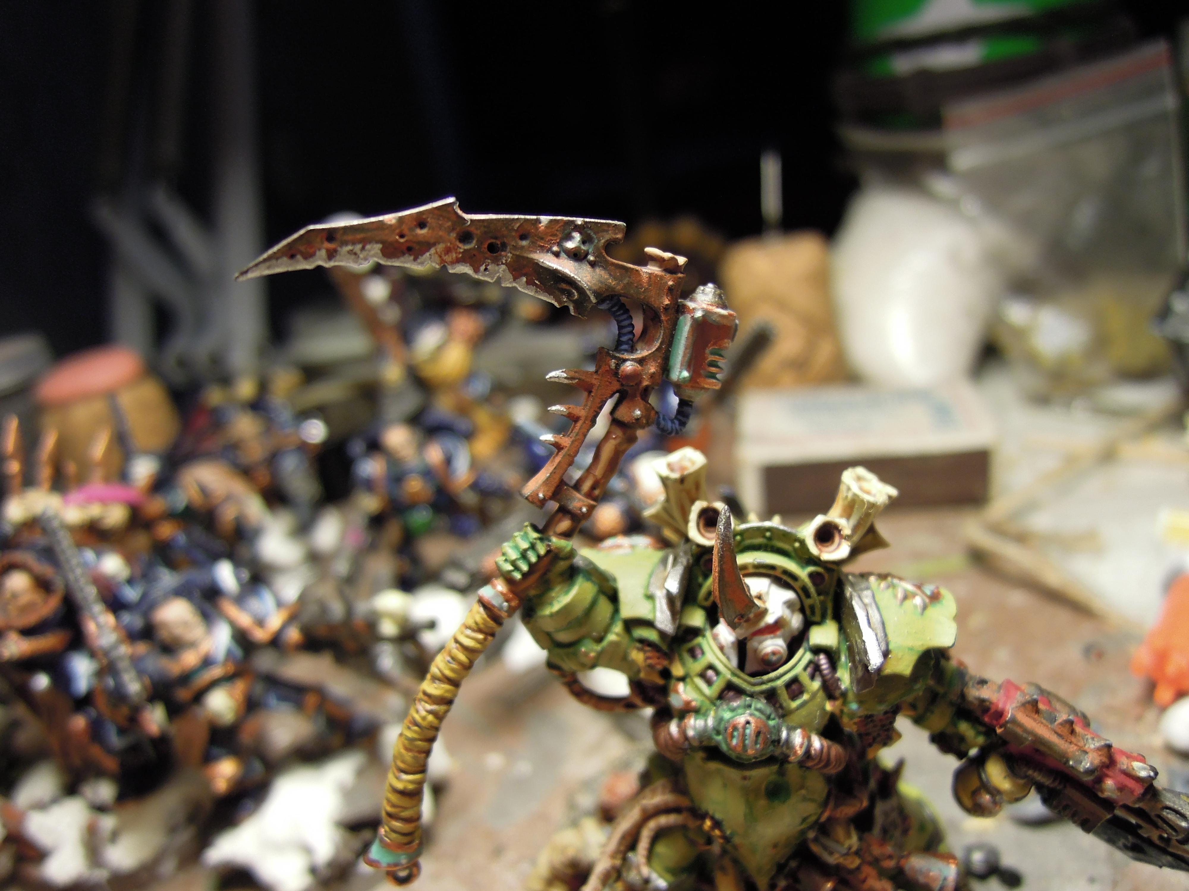 Blight, Cataphract, Chaos, Chaos Space Marines, Combi Weapon, Conversion, Death Guard, Decay, Destroyer Hive, Disease, Guts, Heresy, Heretic Astartes, Infantry, Nurgle, Pestilence, Plague, Plague Marines, Rot, Scythe, Terminator Armor, Traitor Legions, Typhus, Warhammer 40,000