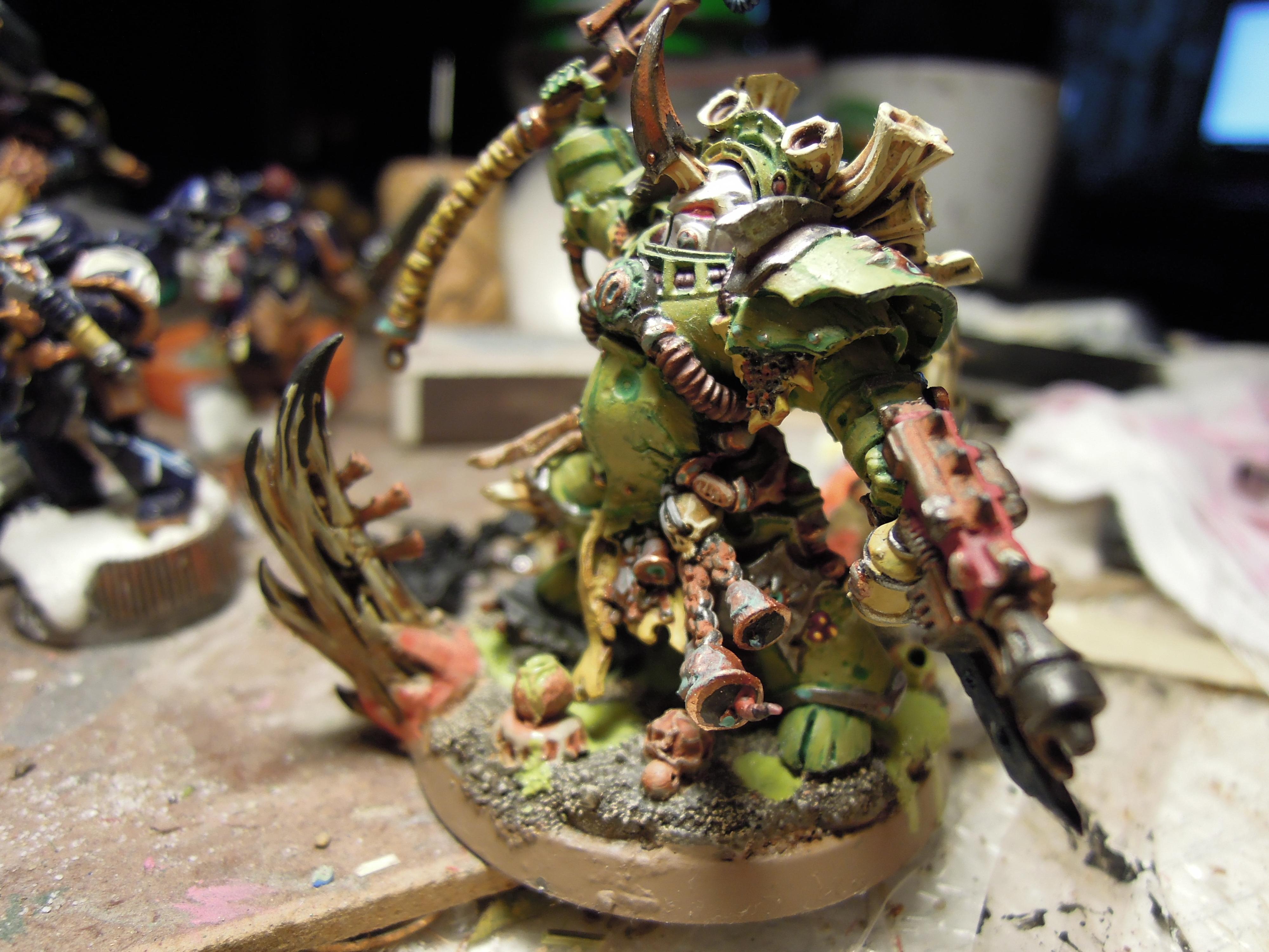 Blight, Cataphract, Chaos, Chaos Space Marines, Conversion, Death Guard, Decay, Destroyer Hive, Disease, Heresy, Heretic Astartes, Infantry, Nurgle, Pestilence, Plague, Plague Marines, Rot, Scythe, Terminator Armor, Traitor Legions, Typhus, Warhammer 40,000