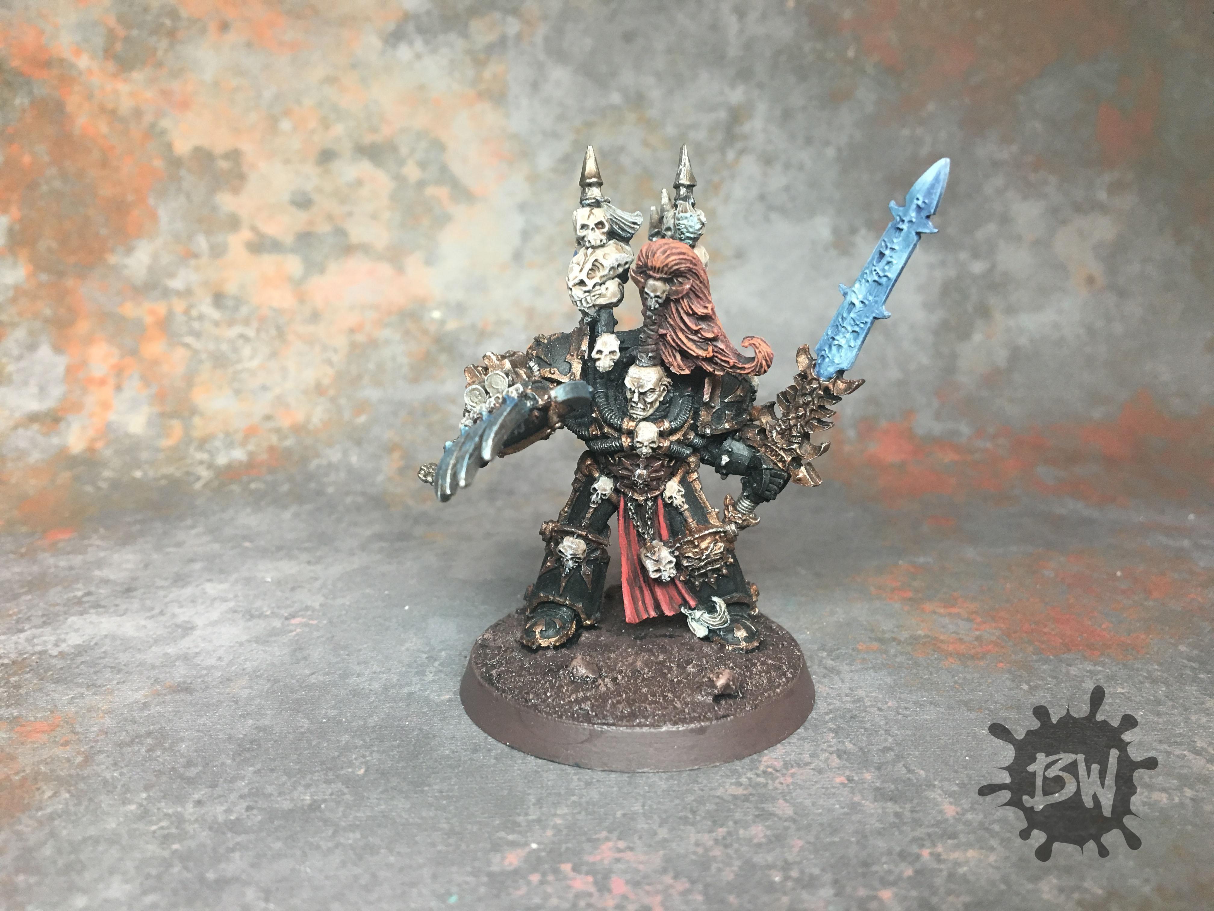 Abaddon The Despoiler, Bawpainting, Chaos, Commission, Games Workshop, Painting, Warhammer 40,000, Warhammer Fantasy