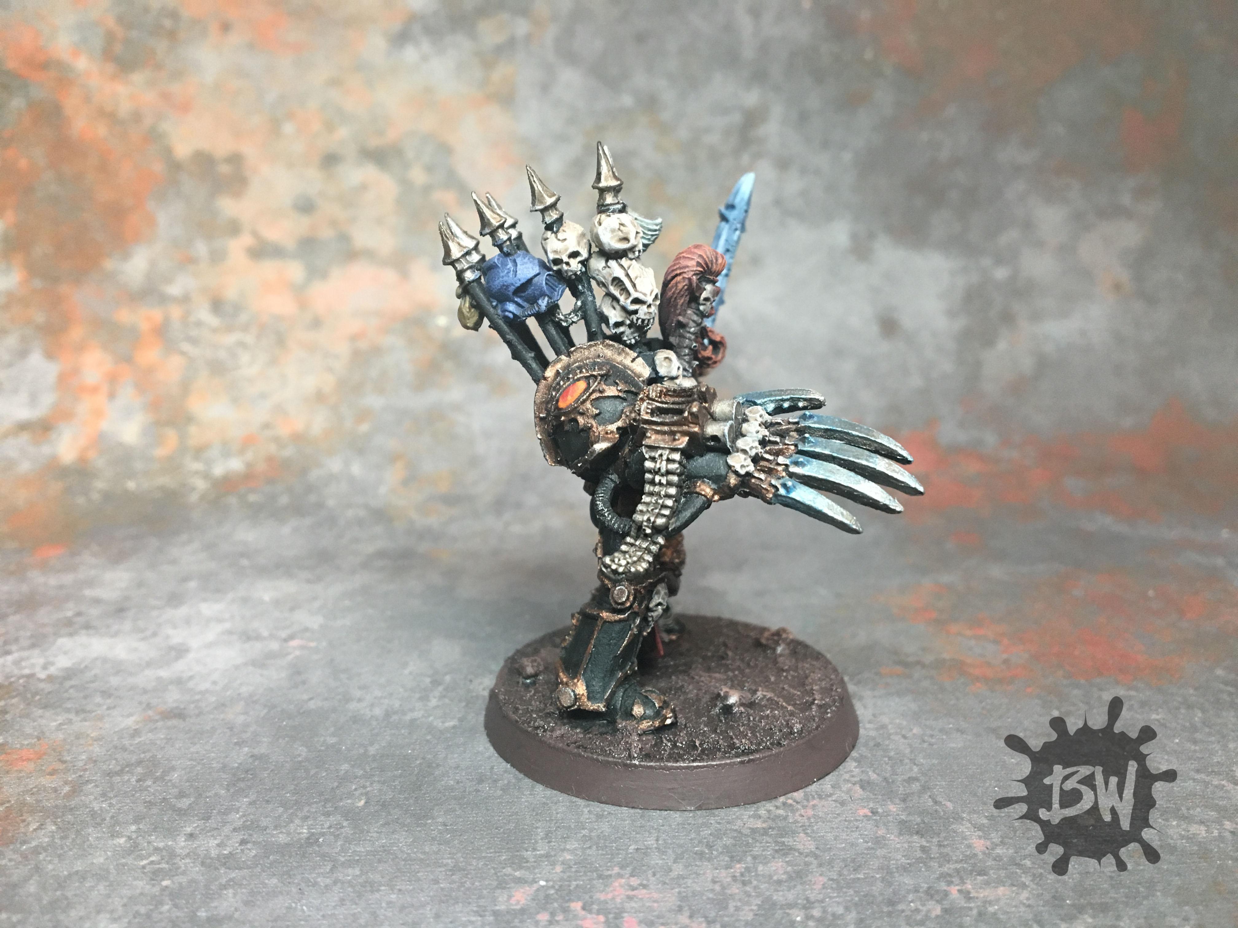 Abaddon The Despoiler, Bawpainting, Chaos, Commission, Games Workshop, Painting, Warhammer 40,000, Warhammer Fantasy