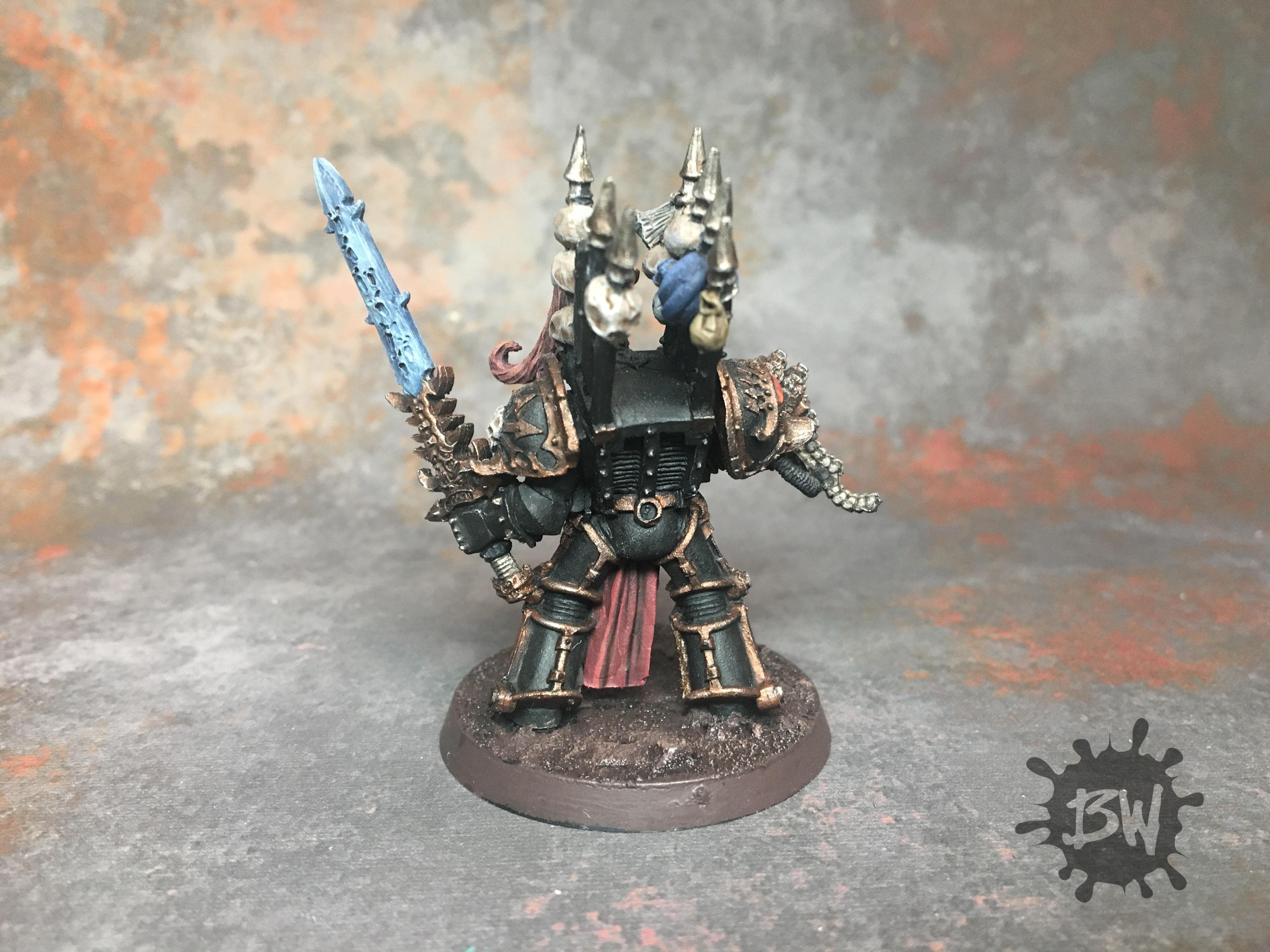 Abaddon The Despoiler, Bawpainting, Chaos, Commission, Games Workshop, Painting, Warhammer 40,000, Warhammer Fantasy