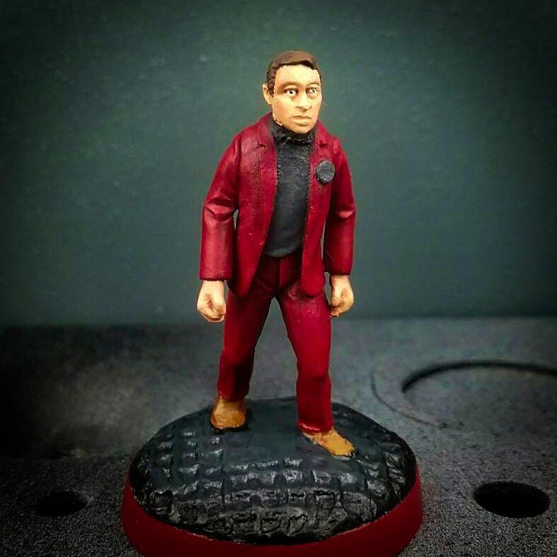 28mm Aaron Doral Miniature, 28mm Civilian Miniature, Aaron Doral 28mm Miniature, Aaron Doral Miniature, Battlestar Galactica, Battlestar Galactica 28mm Miniature, Battlestar Galactica Miniature, Cylon, Cylon Number Five 28mm Miniature, Cylon Number Five Miniature, Man In Suit 28mm Miniature, Sci Fi Civilian, Sci Fi Man In Suit