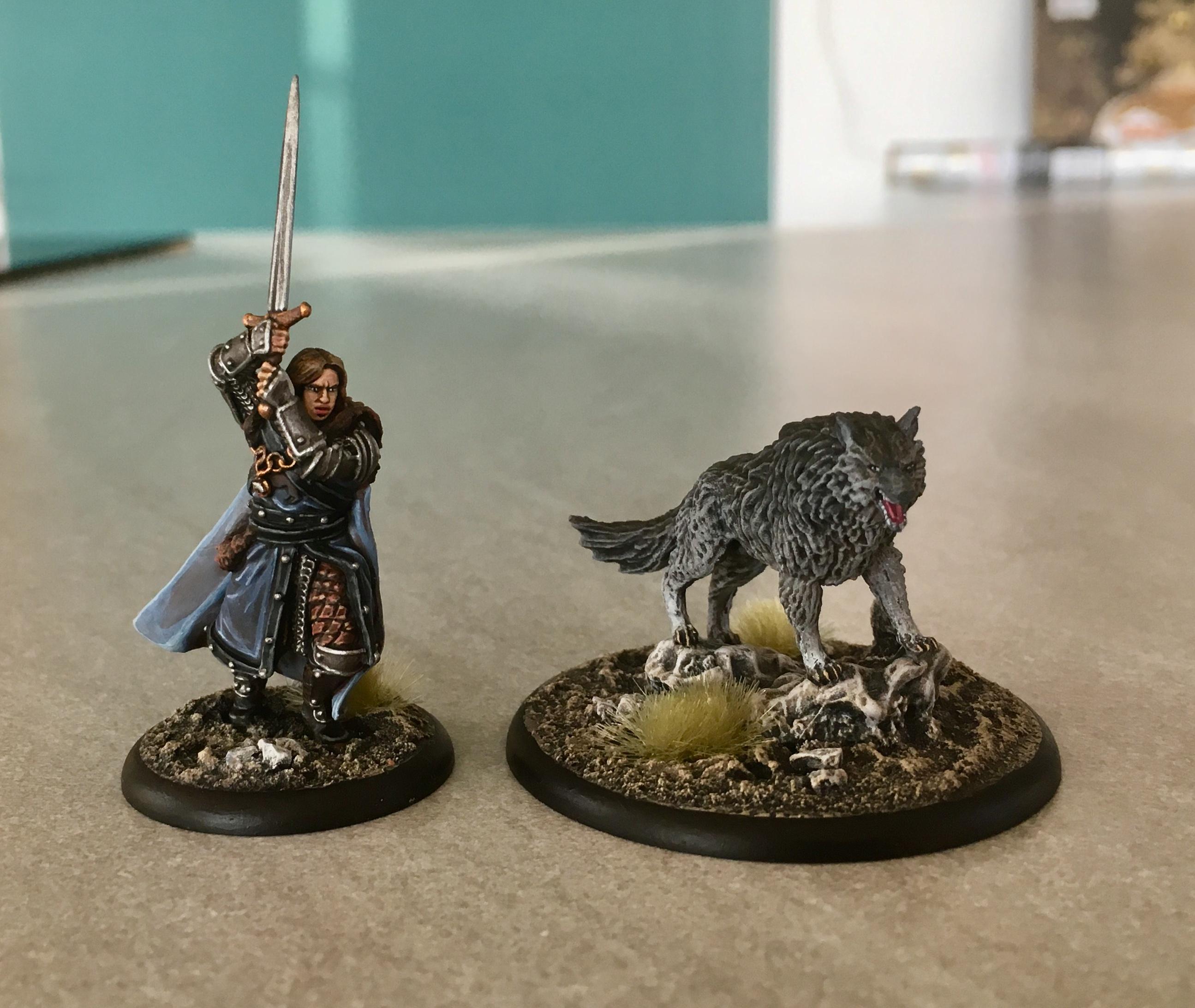 Robb Stark and Greywind