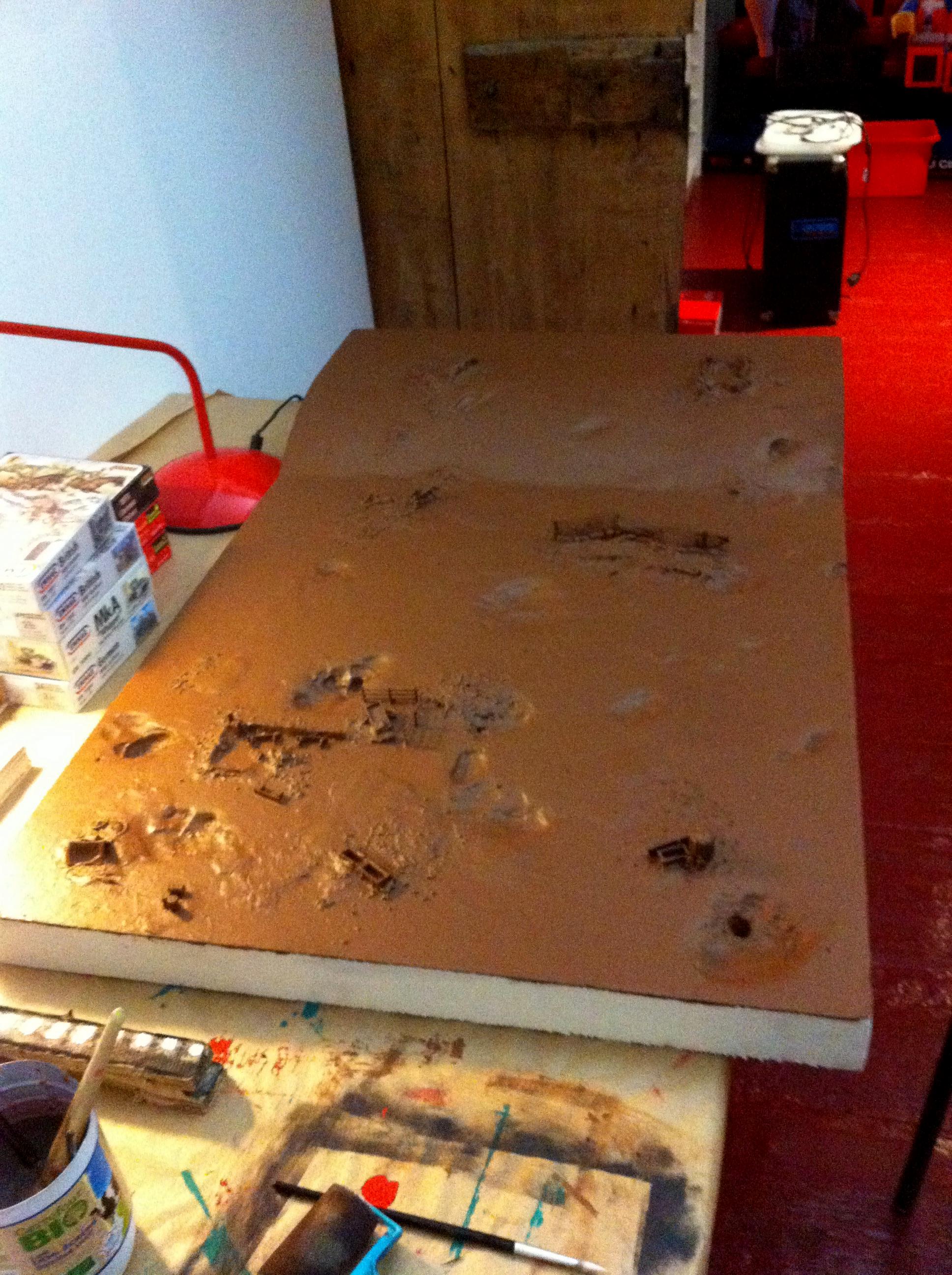 Terrain, Wwi, WWI Scenic: step 2