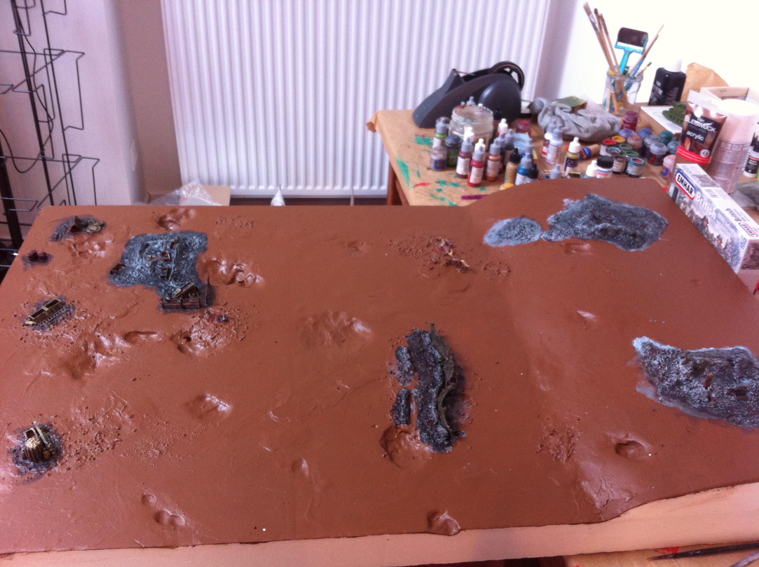 Terrain, Wwi, WWI Scenic: step 3