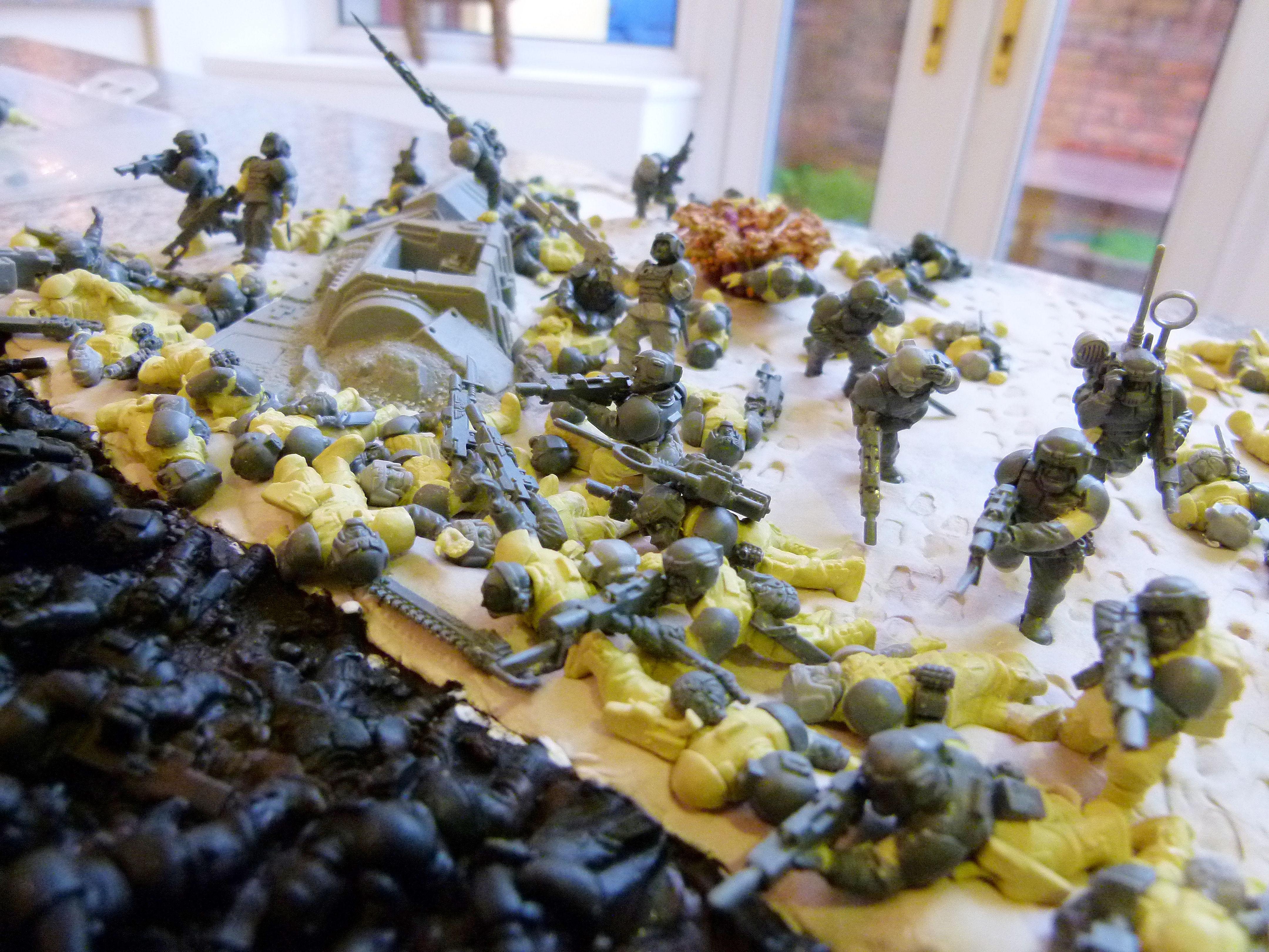 WIP Imperial Guard Diorama
