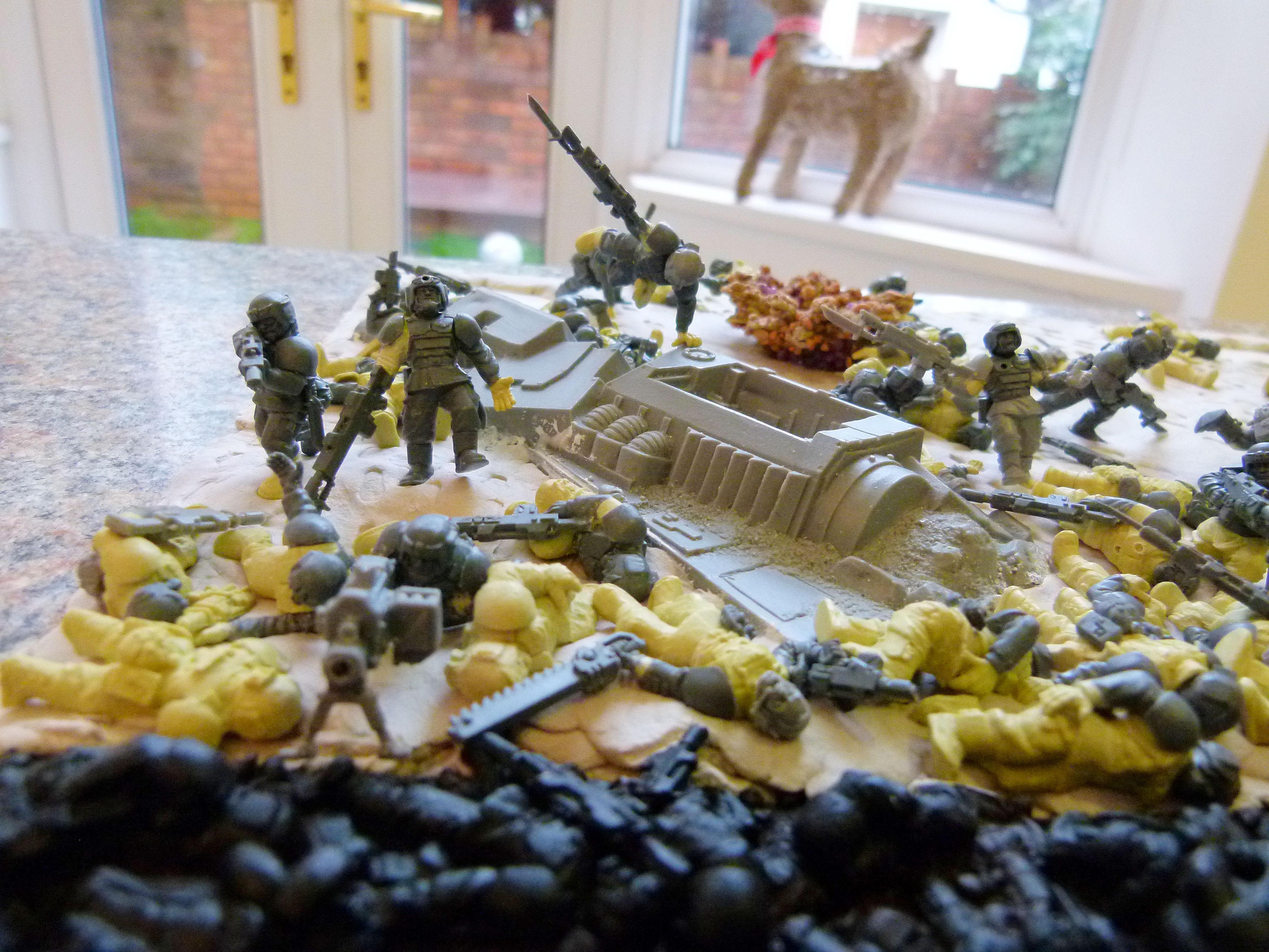 WIP Imperial Guard Diorama