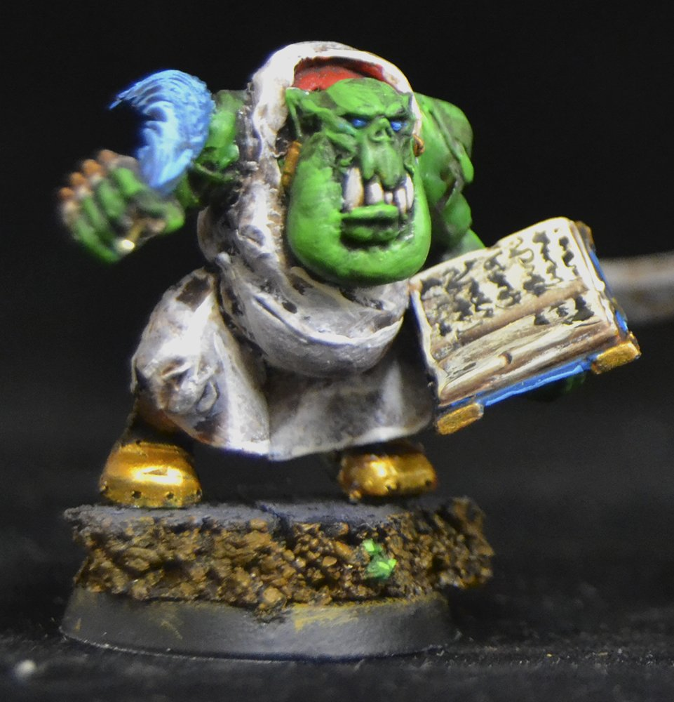Custom, Greenstuff, Inquisition, Kitbash, Orks, Scribe