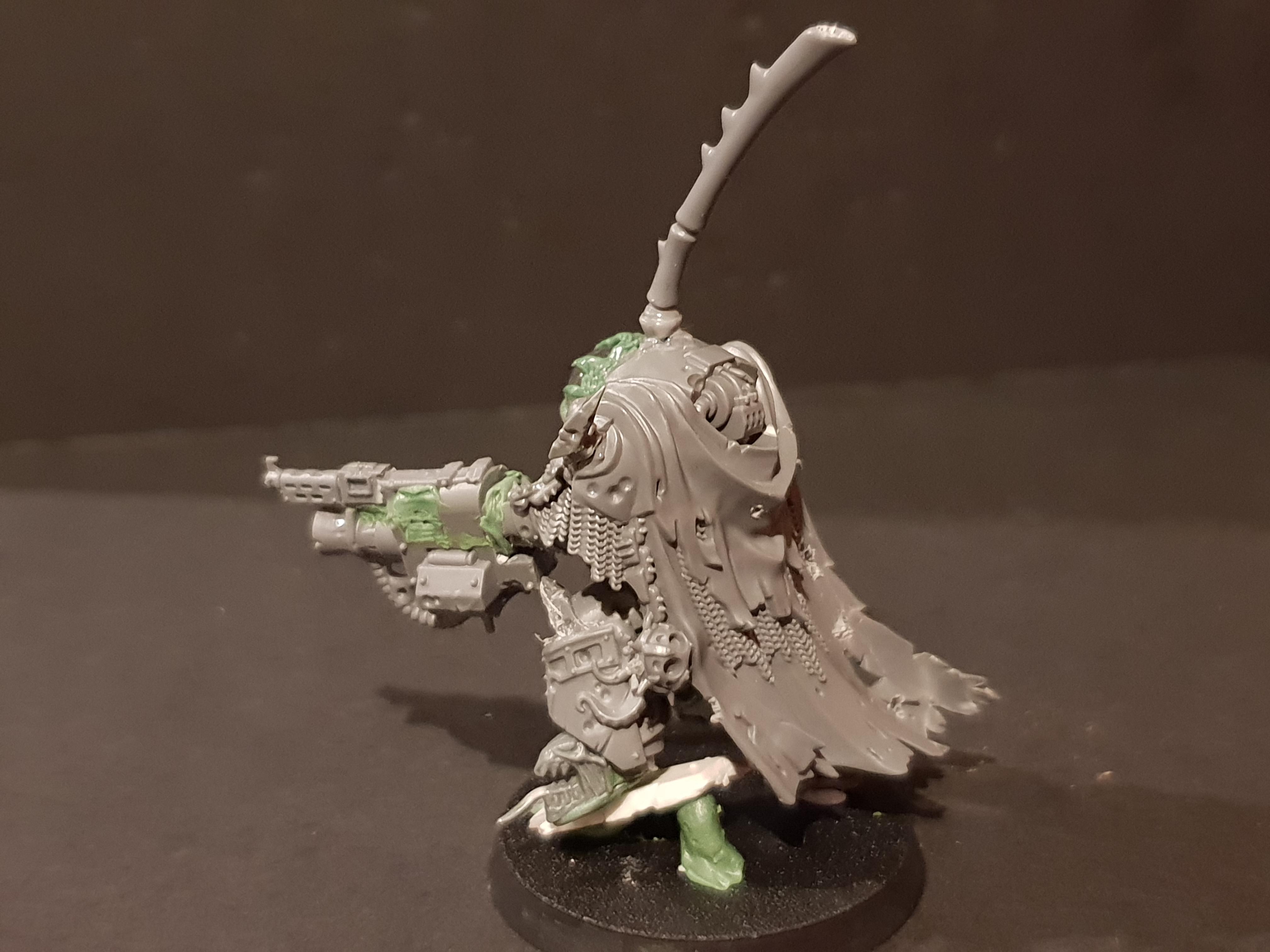 Champion, Chaos, Chaos Space Marines, Conversion, Nurgle, Warhammer 40,000, Work In Progress