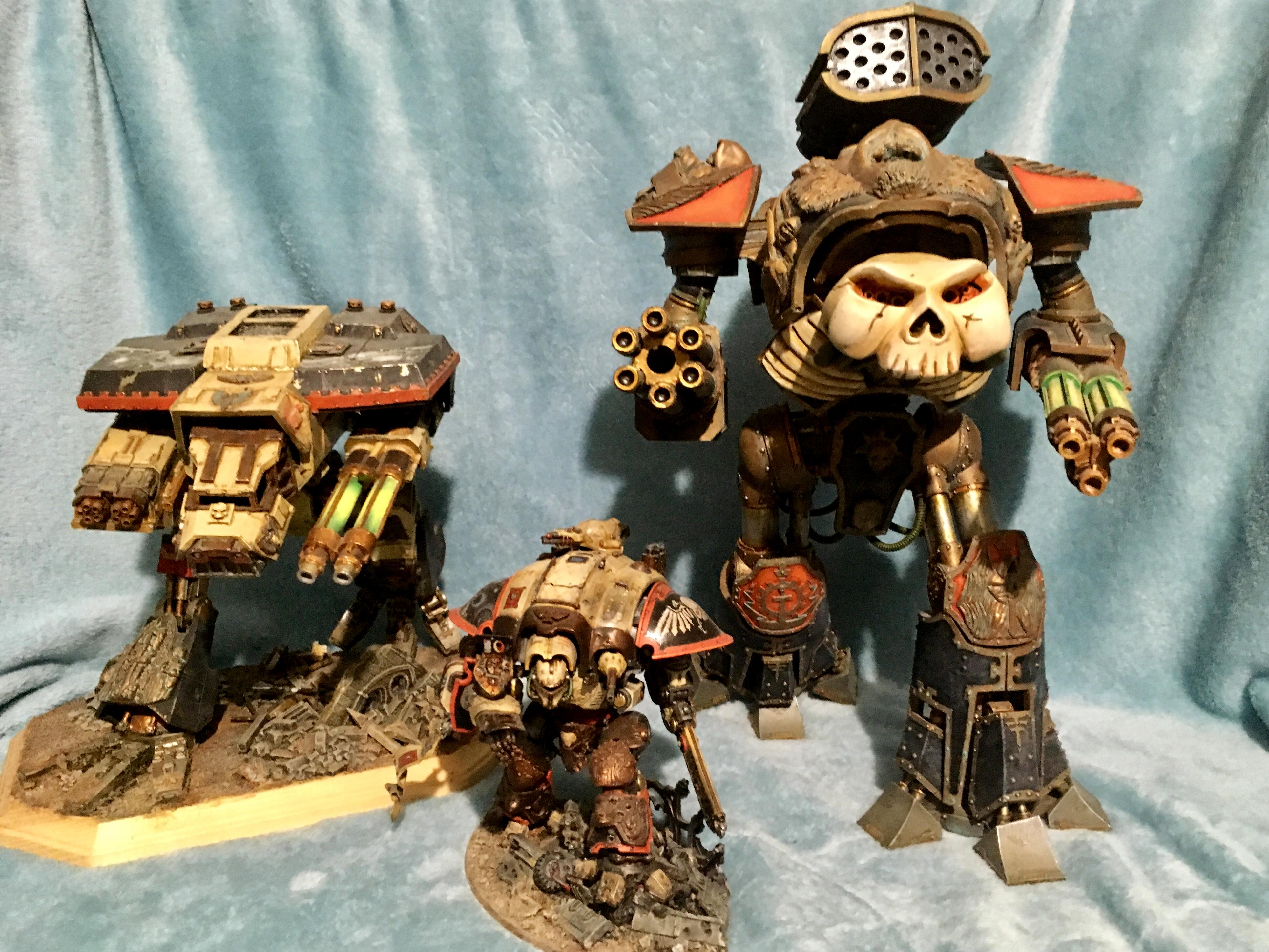 Color Scheme, Custom, Titan, War Hound, Warhammer 40,000