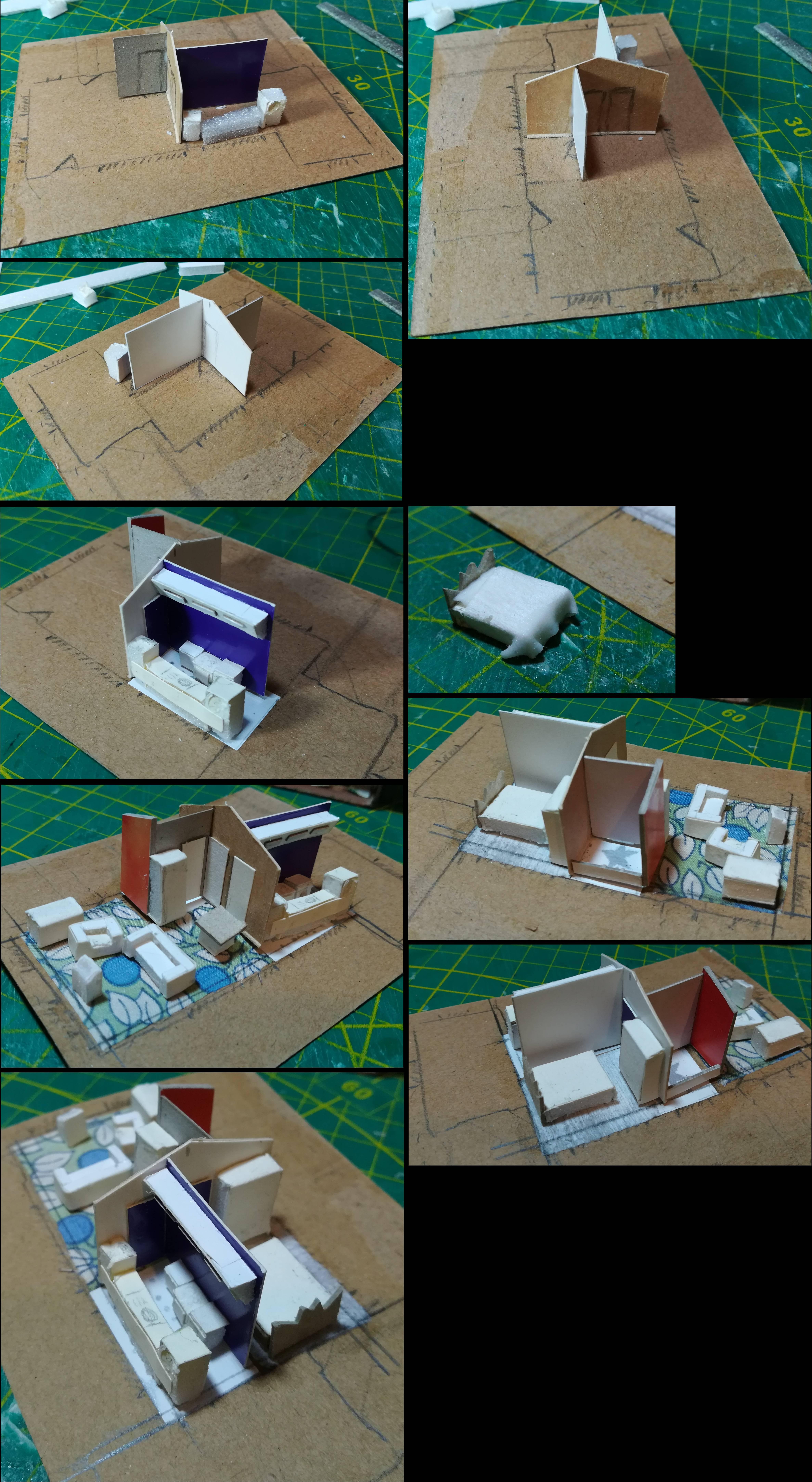 N-gauge bungalow wip 2