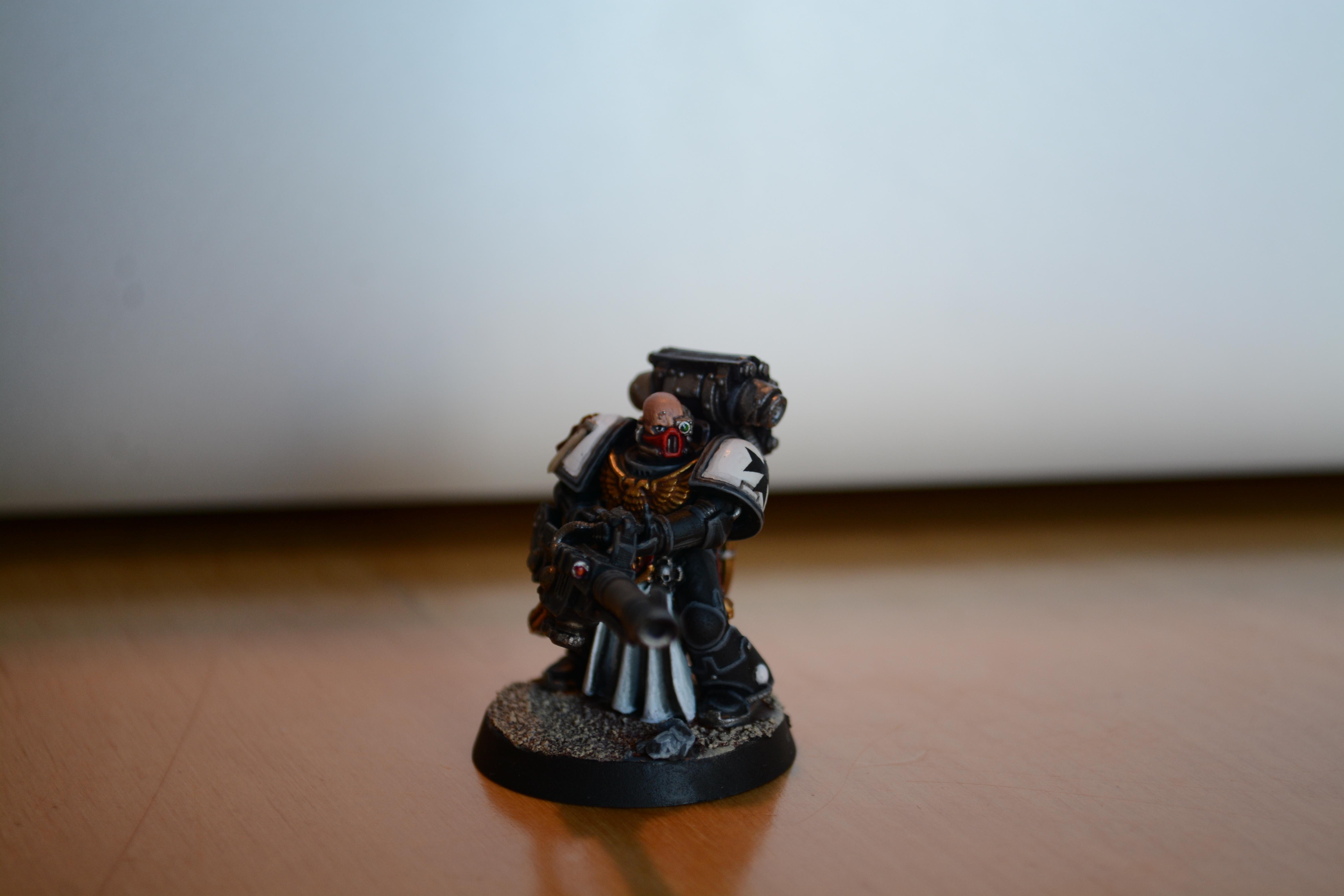 Assault, Black, Black Templars, Blanche, Chainsword, Conversion, Forge World, Imperium, Space Marines, Tactical Squad, Templars, Terminator Armor