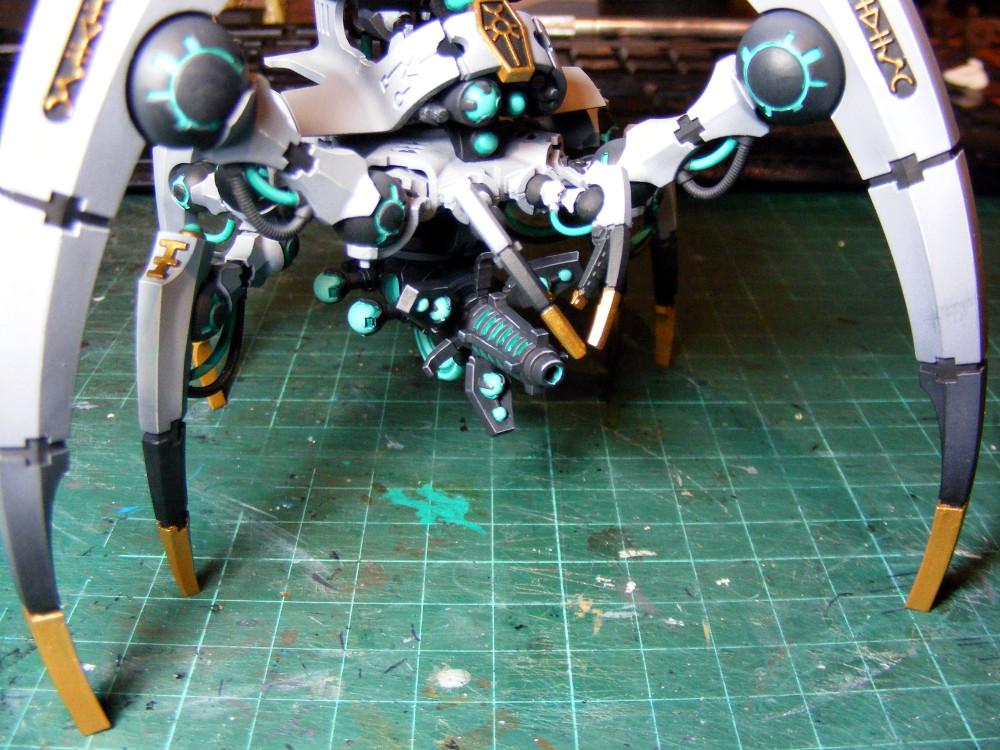 Necron triarch weapon painted