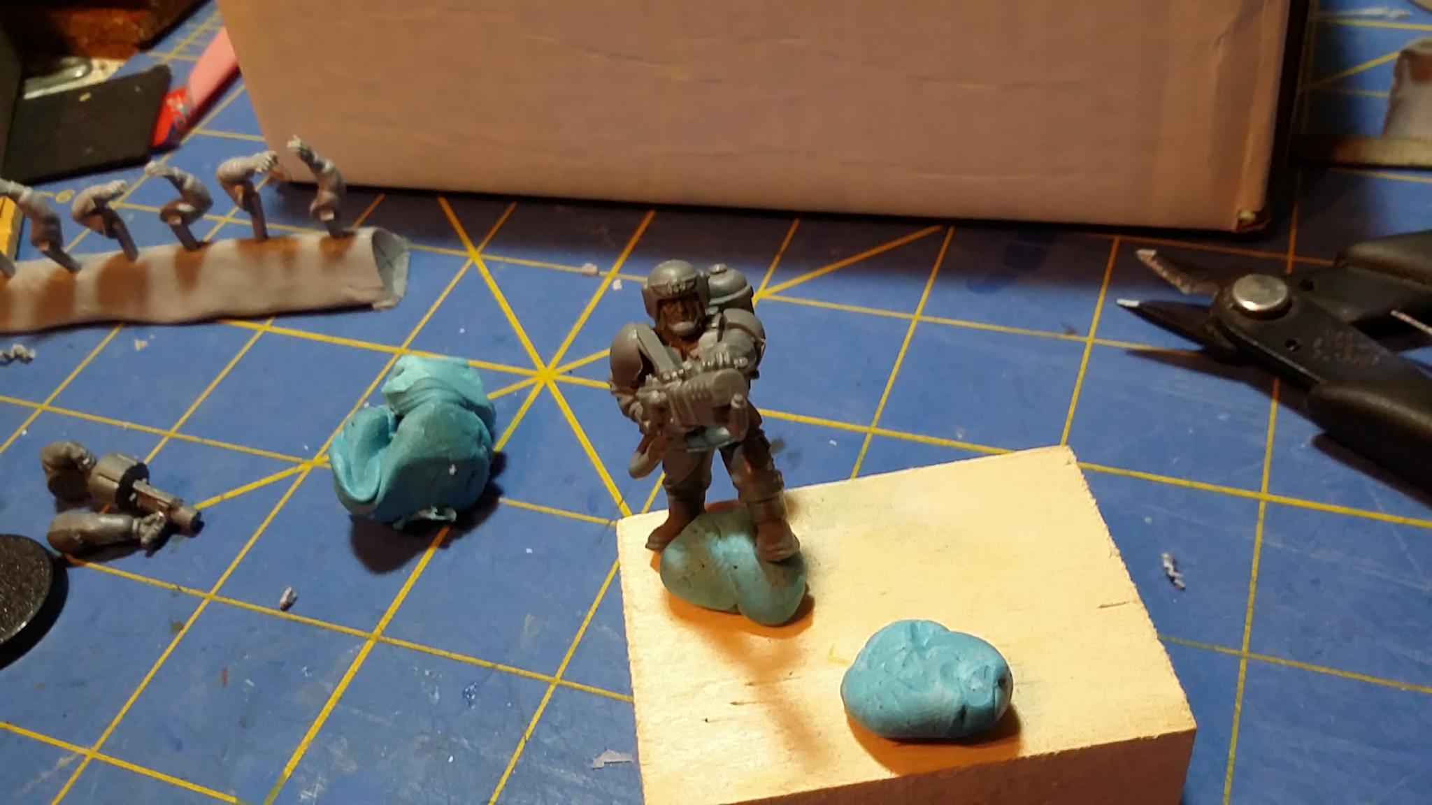 Lines up just fine, might need some poster putty for the table though