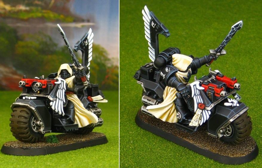 Dark Angels Ravenwing Bike Sergeant