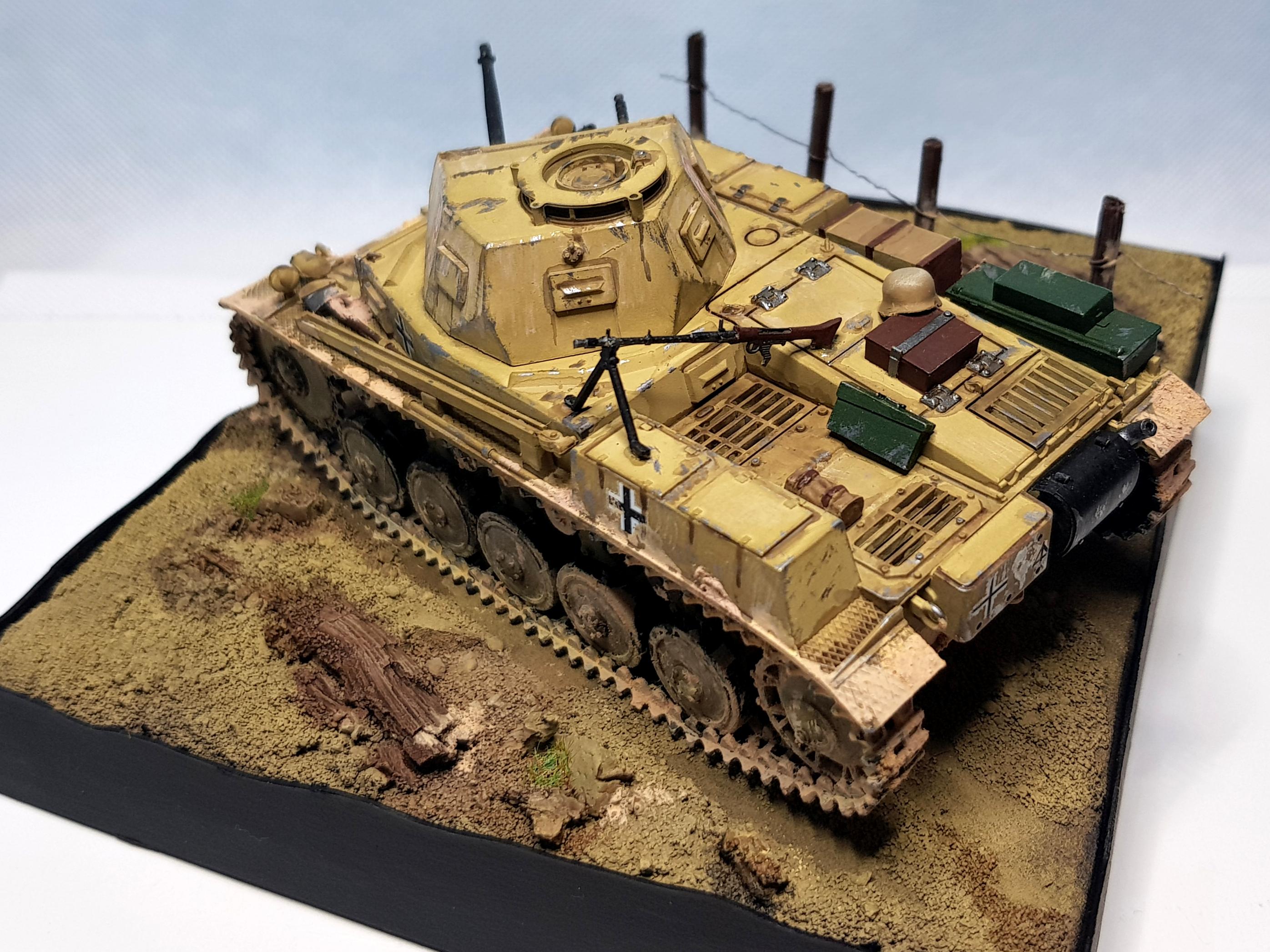 Afrika Korps, Allies, Armor, Axis, Diorama, Light Tank, Modern Warfare, Painting Challenge, Panzer, Scale, Scale Model, Tank, World War 2