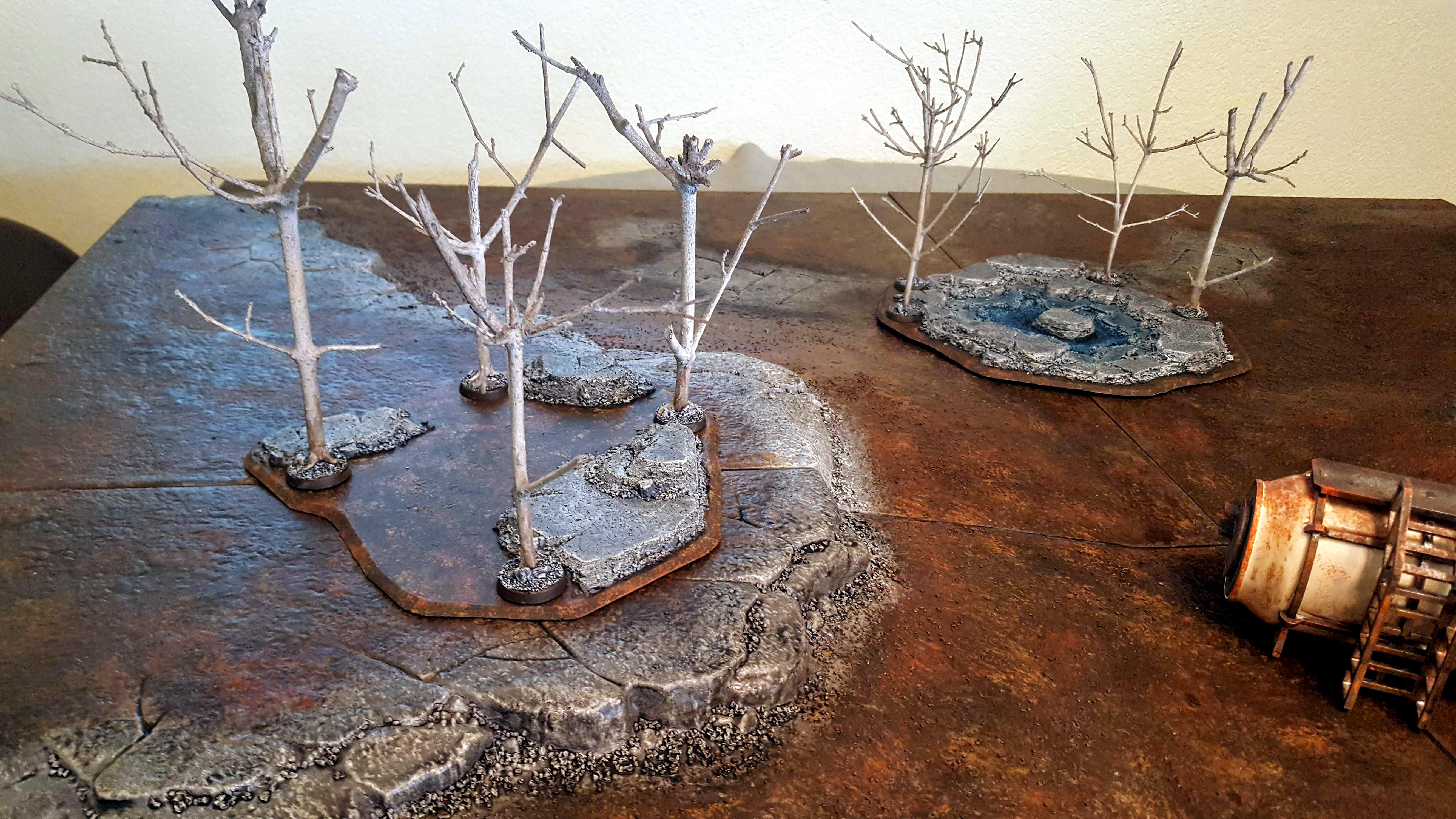 The break-away trees are a little clumsy, but I think the vision was realized