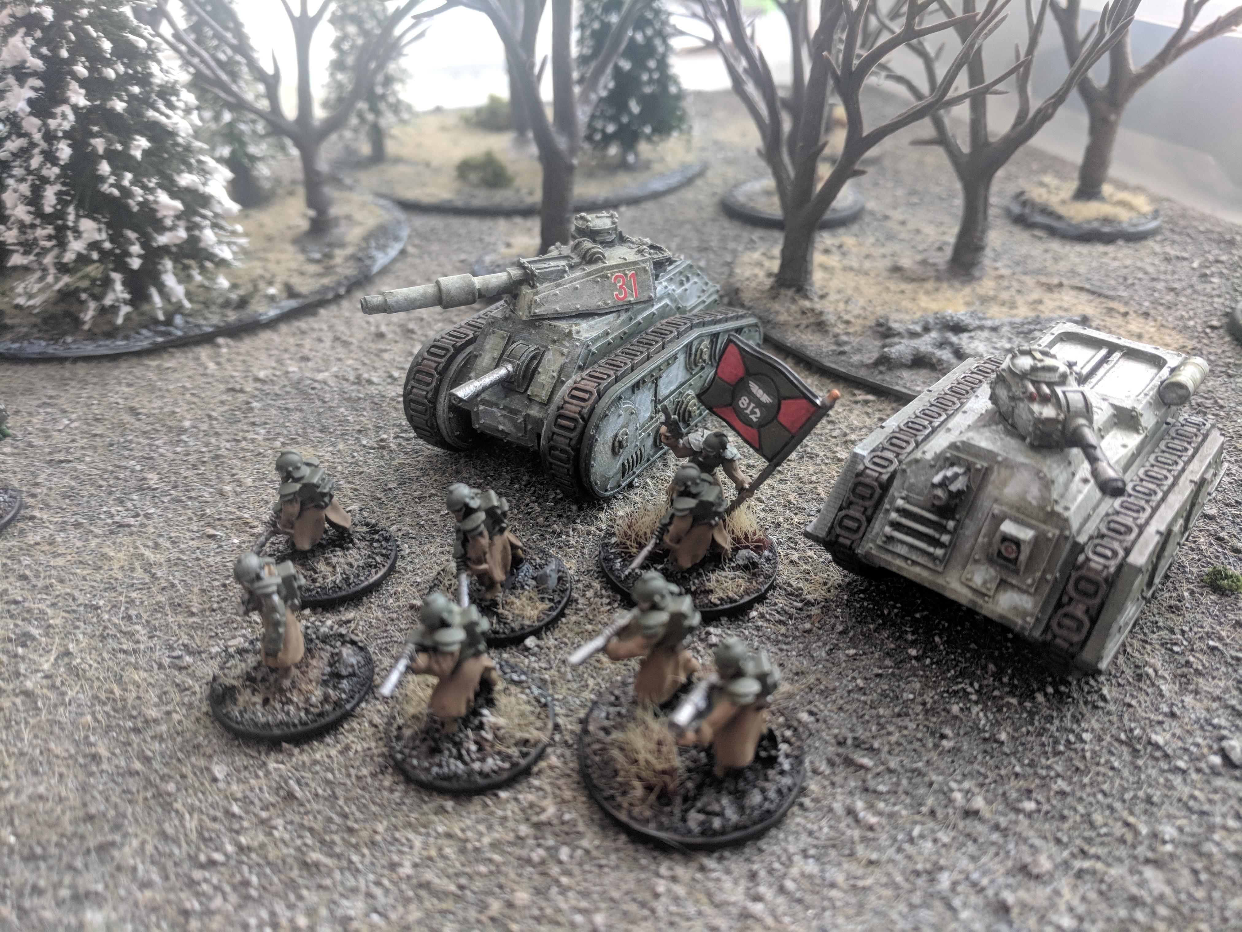 15mm, Imperial Guard, Vanguard Miniatiures, Warhammer 40,000
