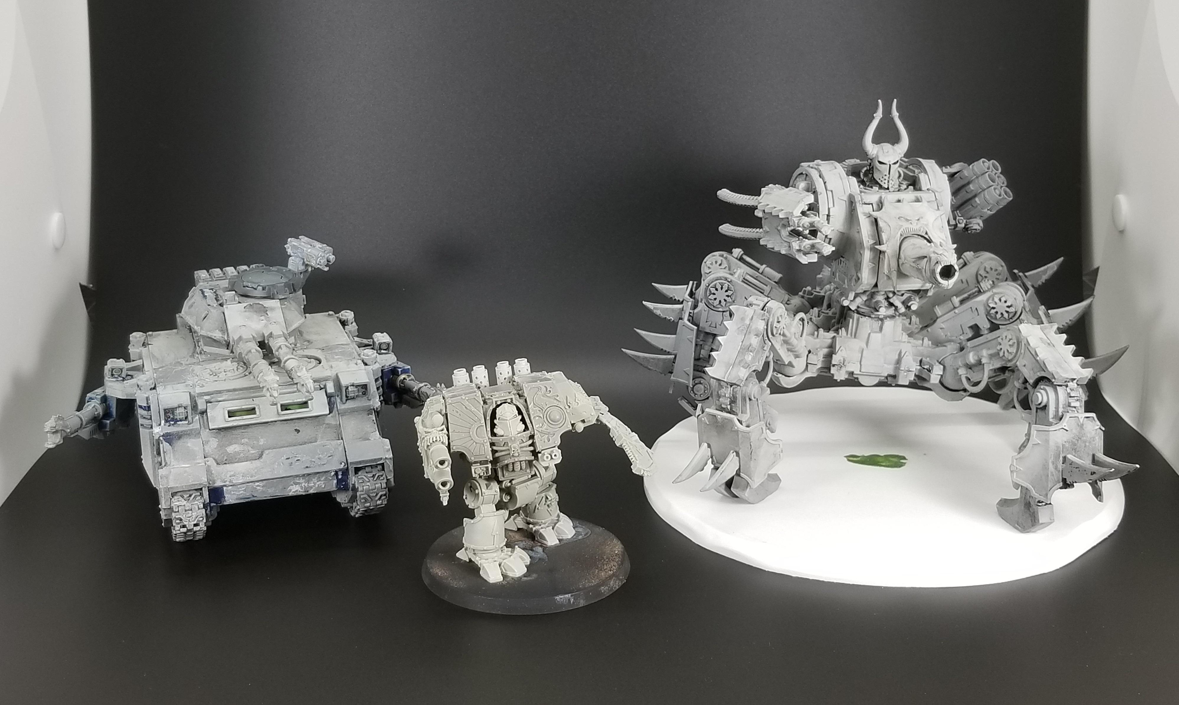Chaos, Defiler, Helbrute, Predator, Thousand Sons, Tzeentch, Work In Progress