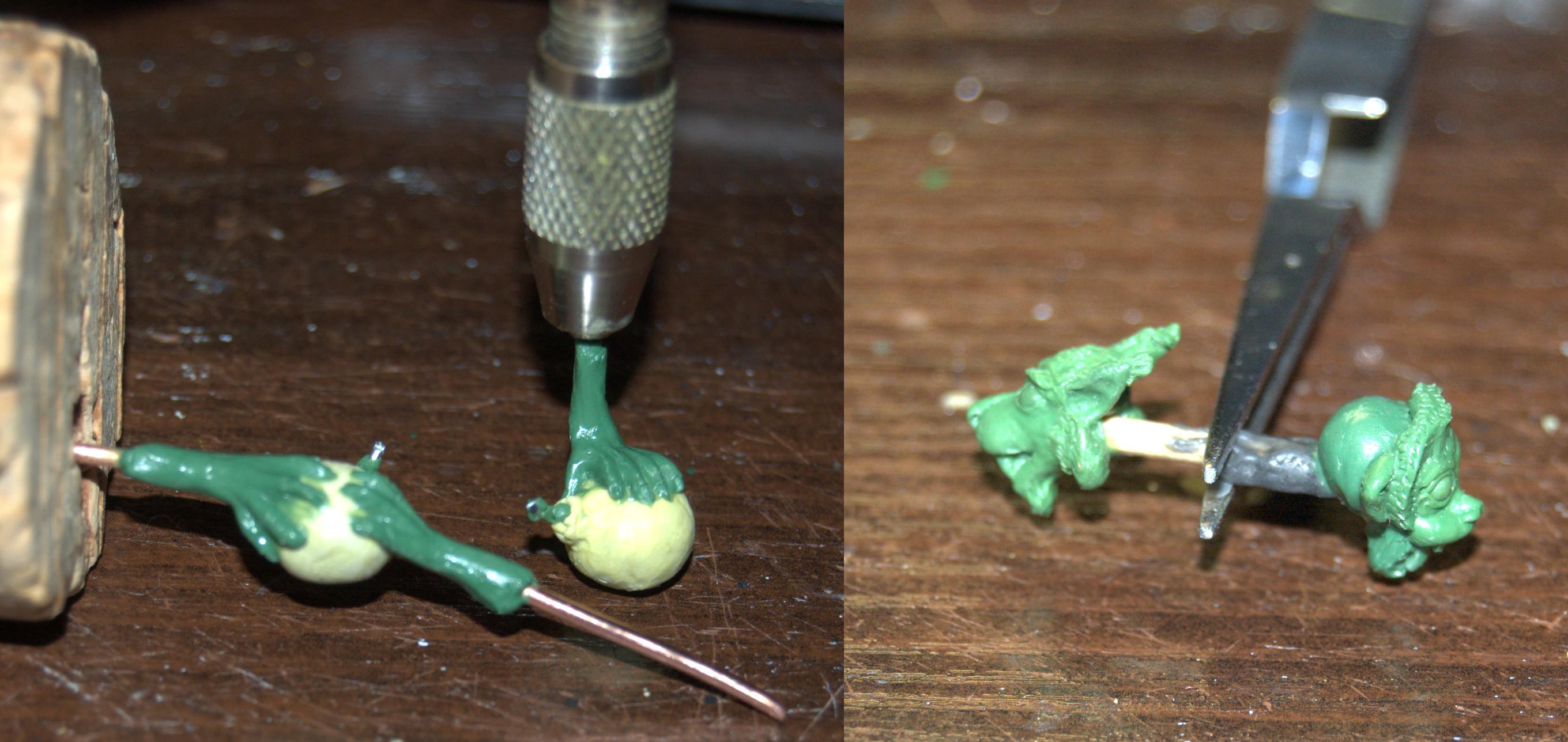 54 Mm, Beastmen, Cat, Monkey, Sculpting