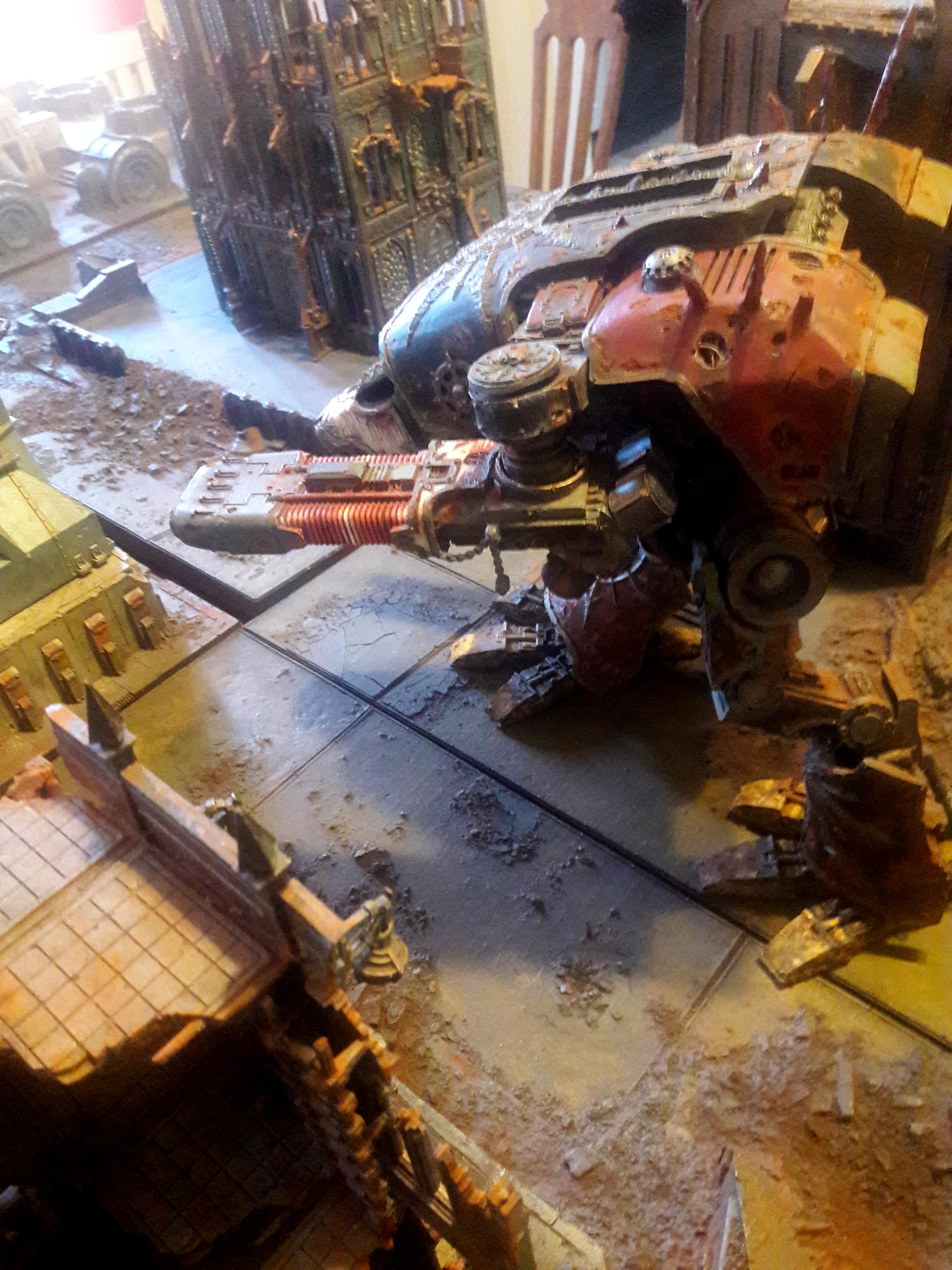 Chaos, Legio Mortis, Nurgle, Titan, Warhammer 40,000, Warhound