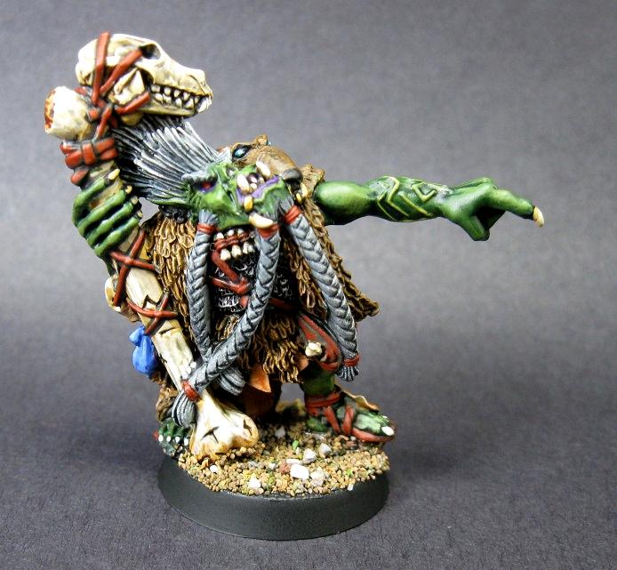 88713 Orc Druid, Carrero Arts, Chainmail 88713 Orc Druid, Chainmail Miniatures, D&amp;d Orc Druid