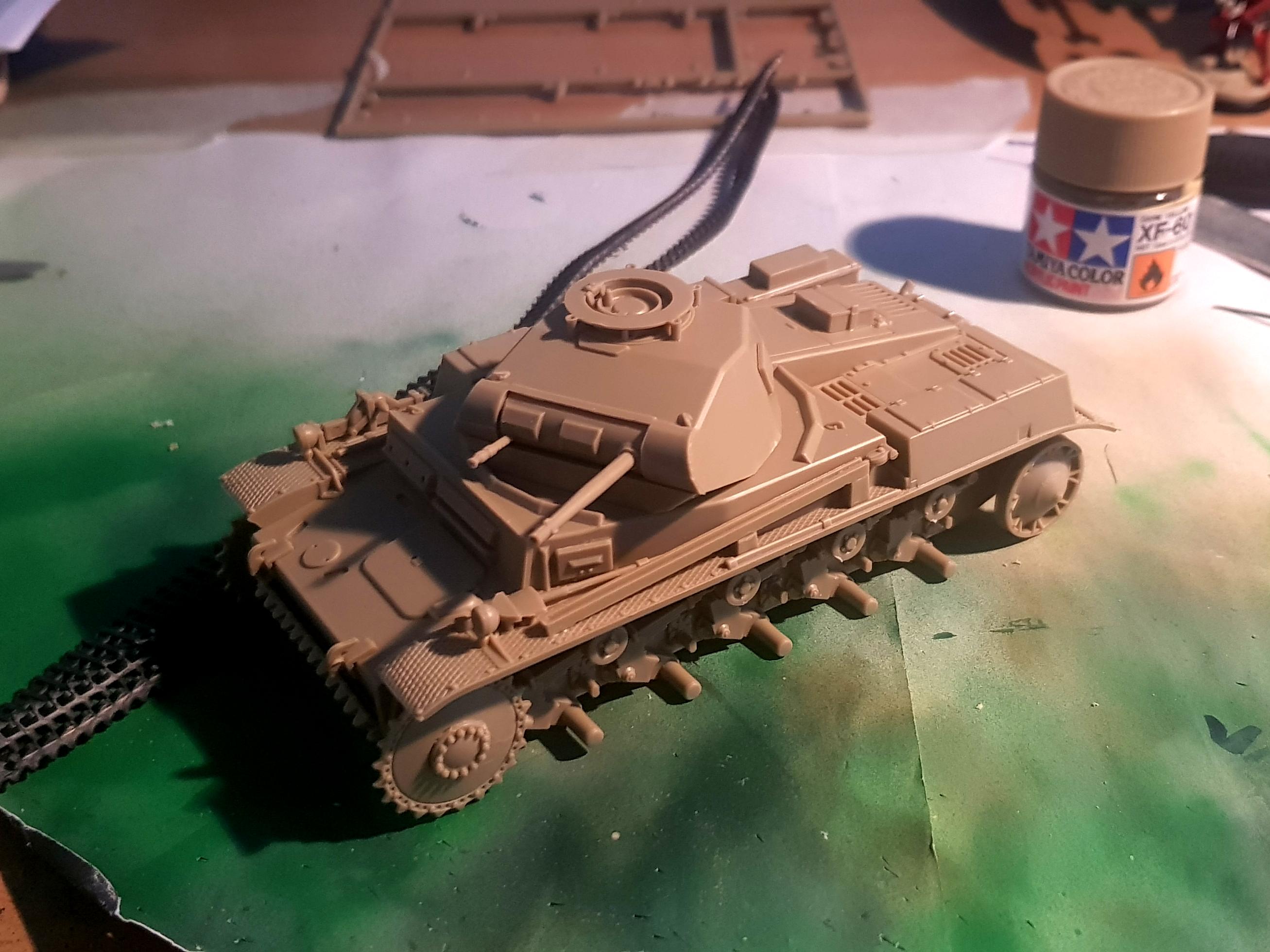 Panzer II assembled