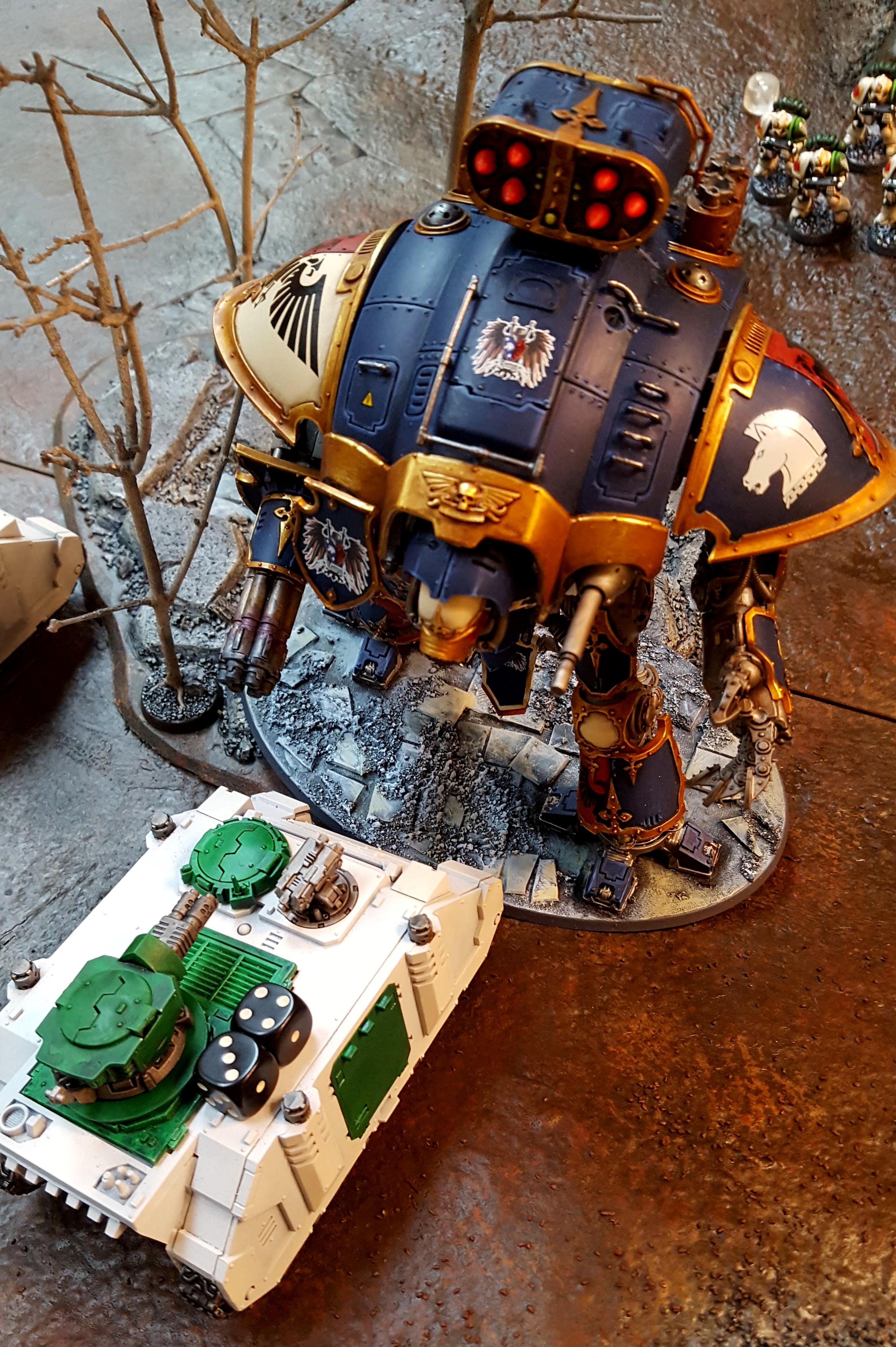 The Knight stomps my Immolator