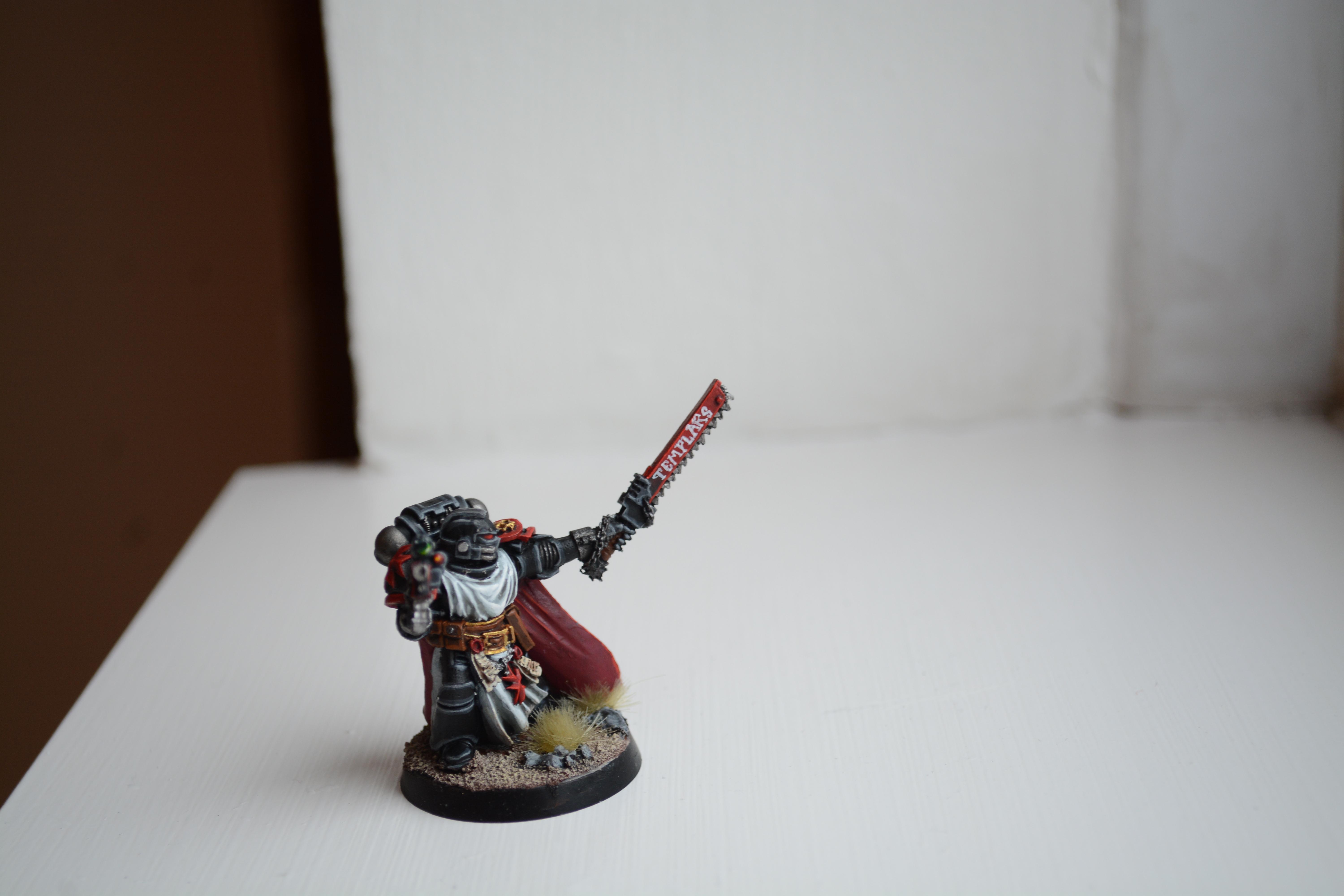 Assault, Black, Black Templars, Blanche, Chainsword, Conversion, Forge World, Imperium, Space Marines, Tactical Squad, Templars, Terminator Armor