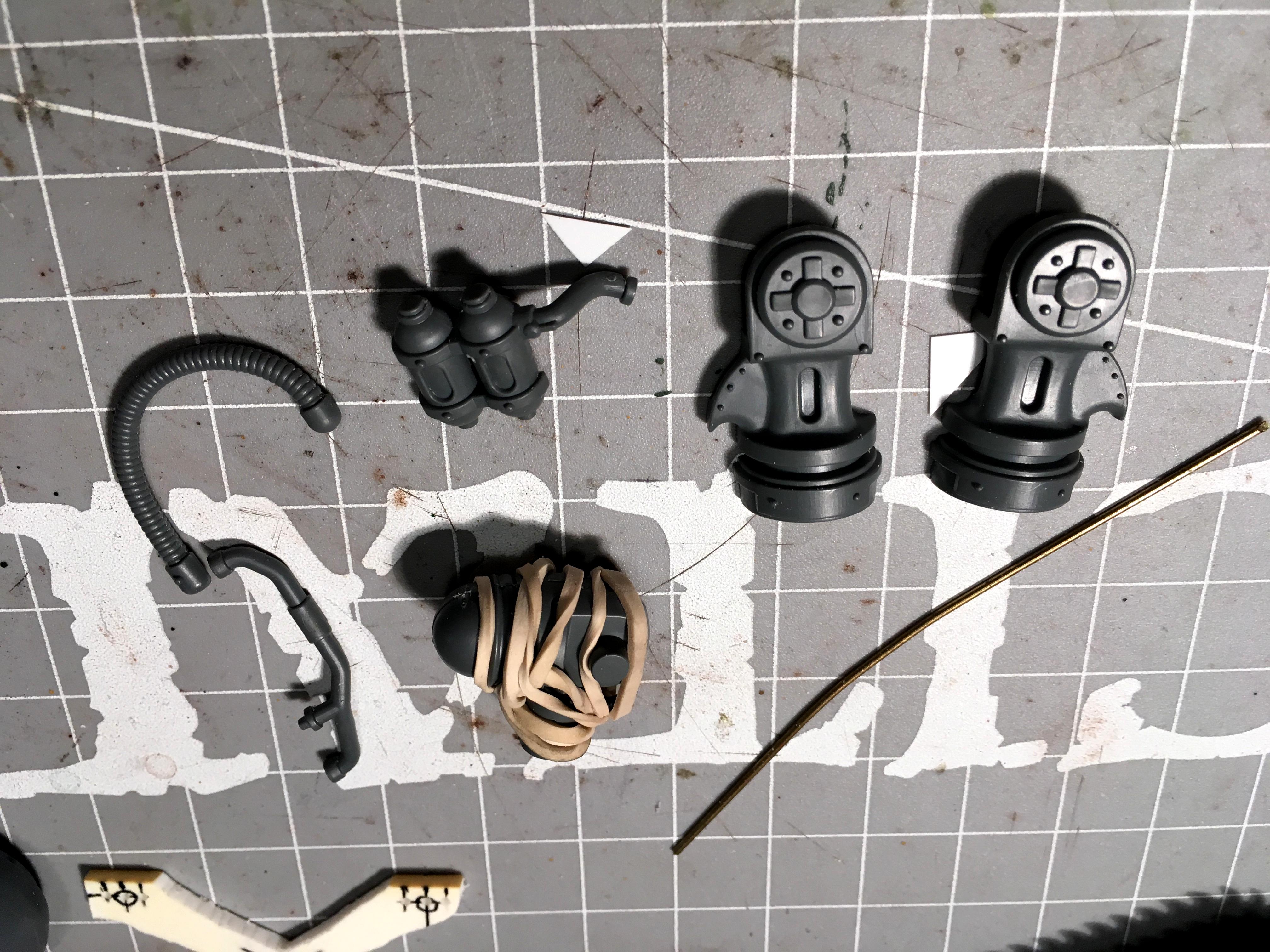 Imperial Knights, Magnetisation, Questoris, Warhammer 40,000, Work In Progress