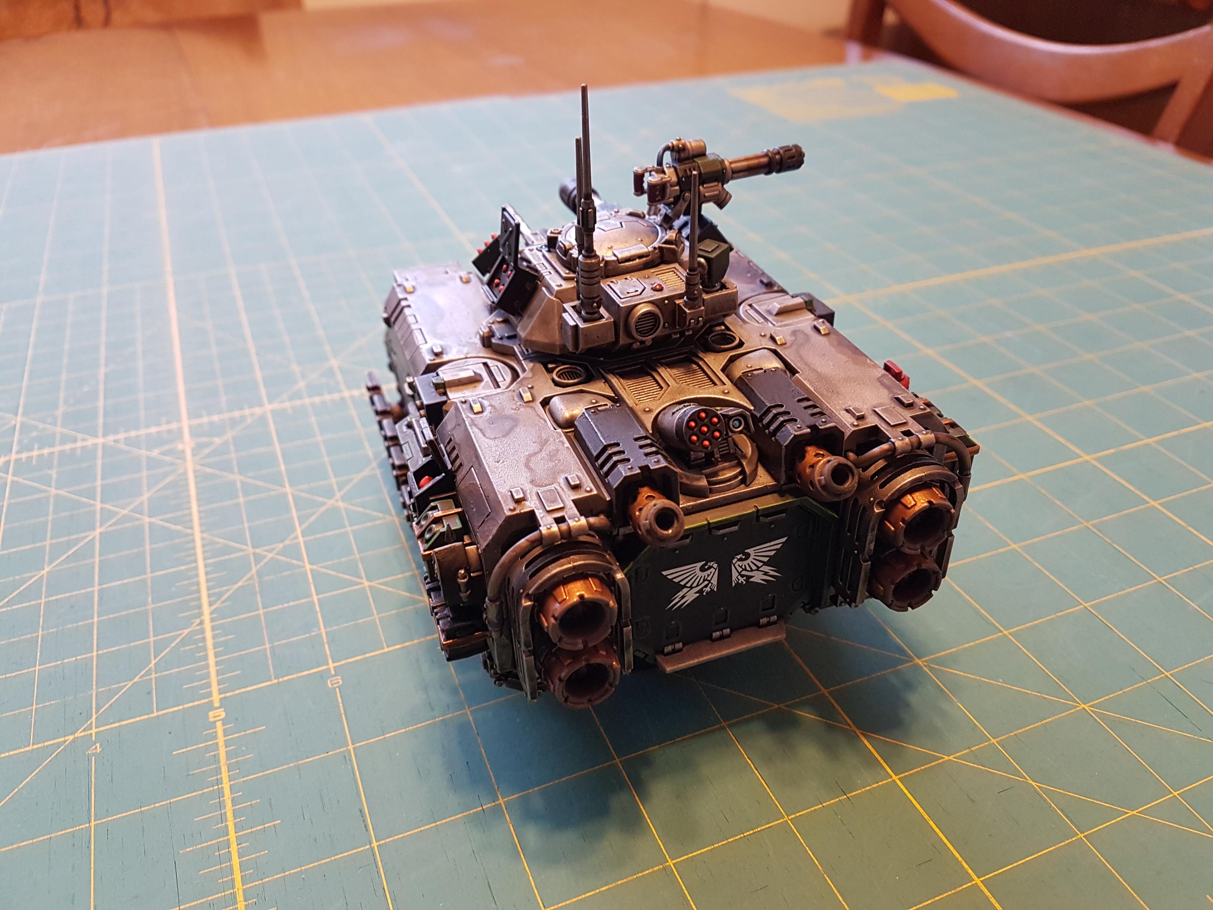 Doom Legion, Fragstorm Grenade Launcher, Icarus Rocket Pod, Ironhail Heavy Stubber, Krakstorm Grenade Launcher, Onslaught Gatling Cannon, Primaris, Repulsor, Storm Bolter