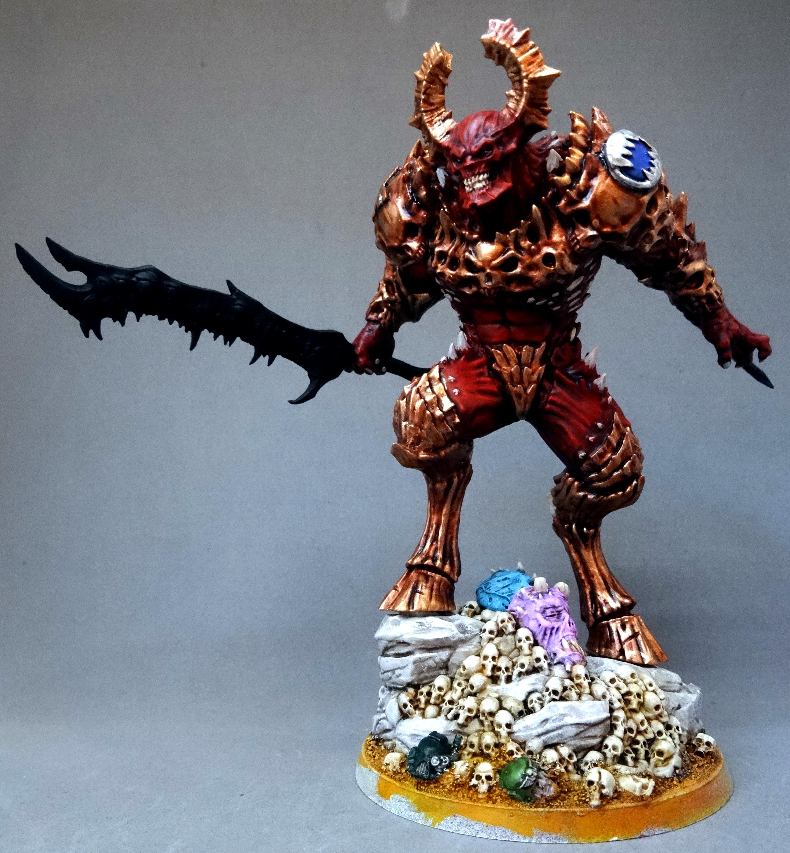 Chaos, Chaos Space Marines, Conversion, Creature Caster, Daemon Prince, Daemons, Khorne, World Eaters