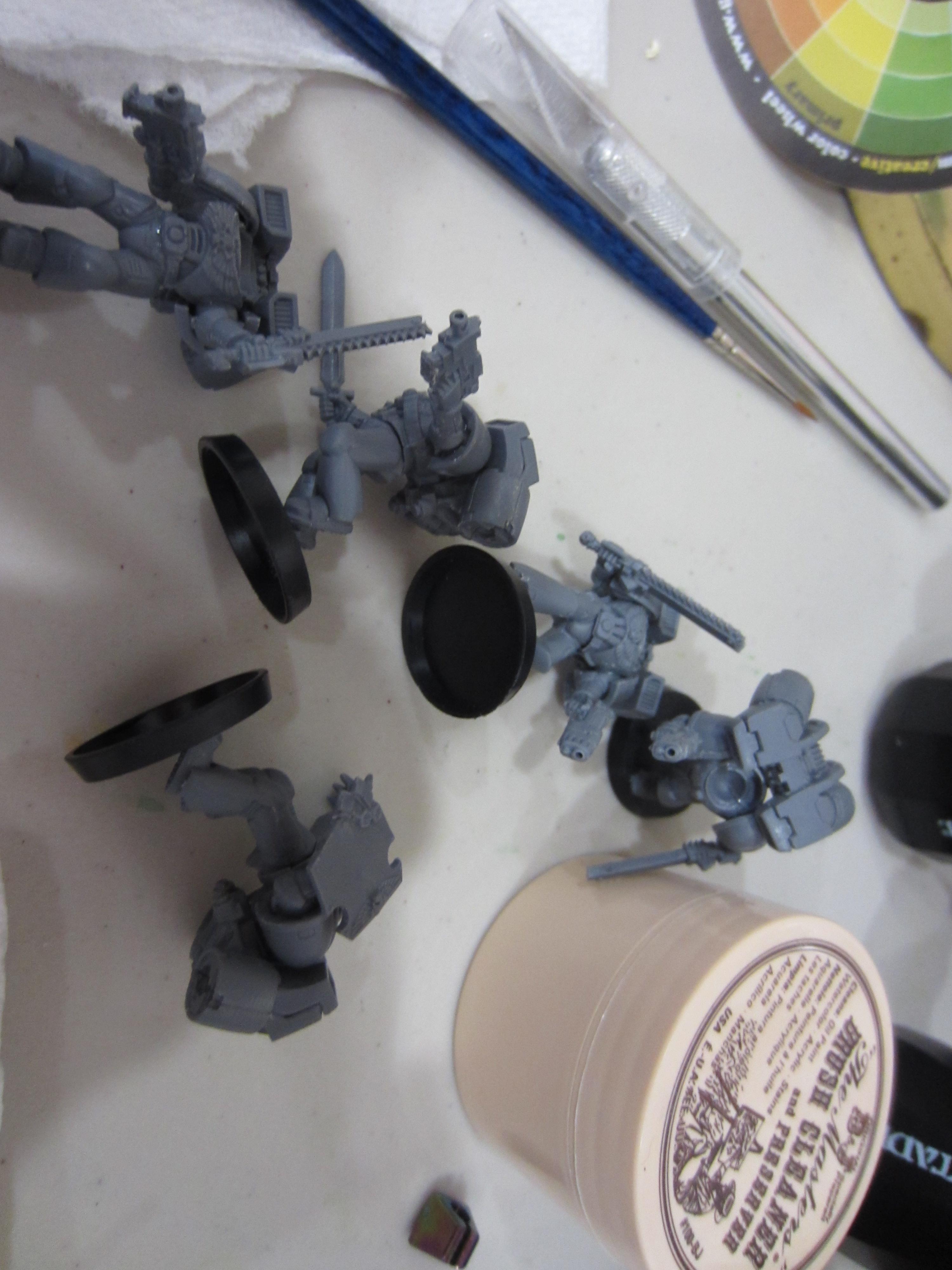 Assault Marines being assembled