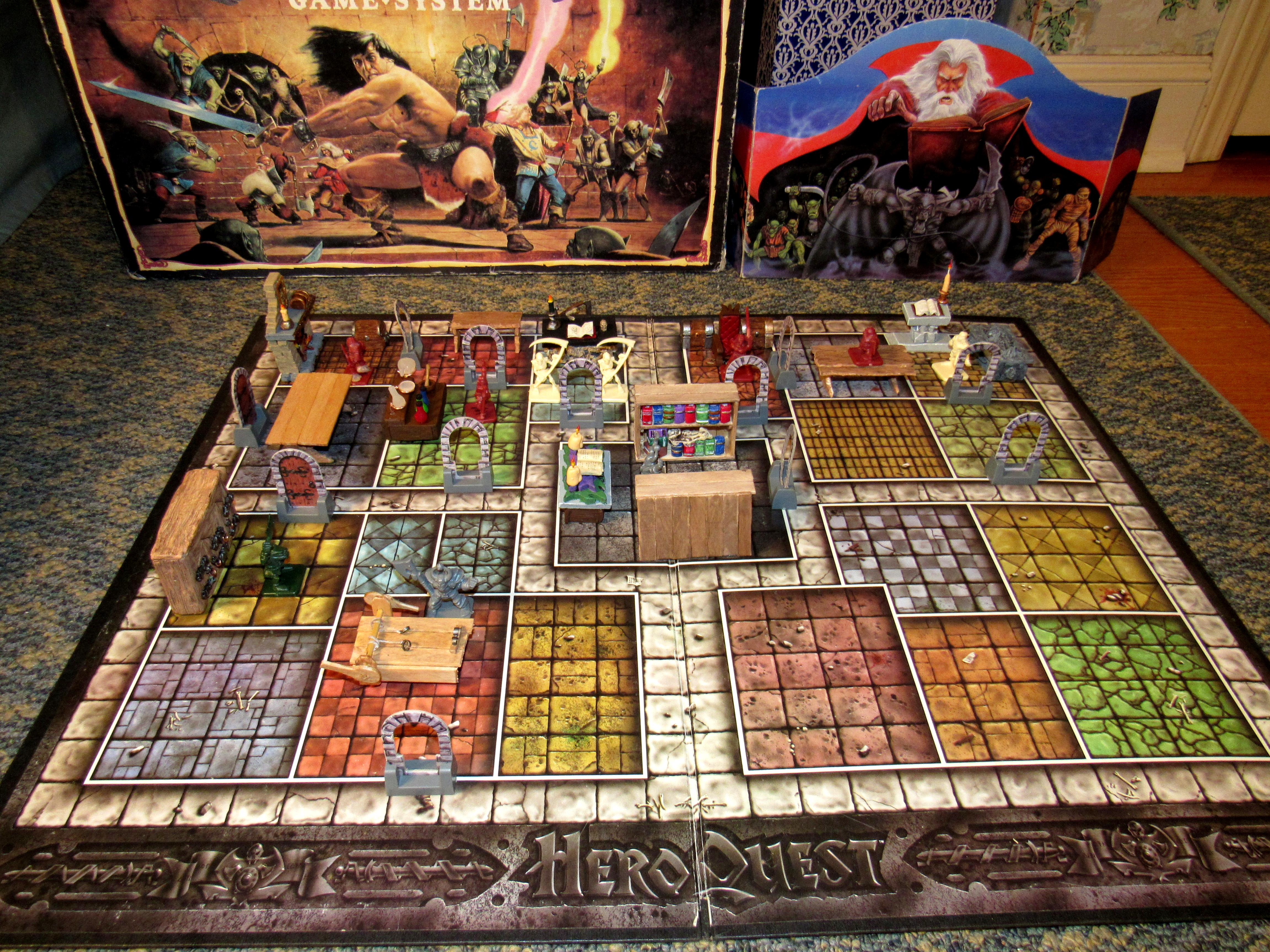 Hero Quest display