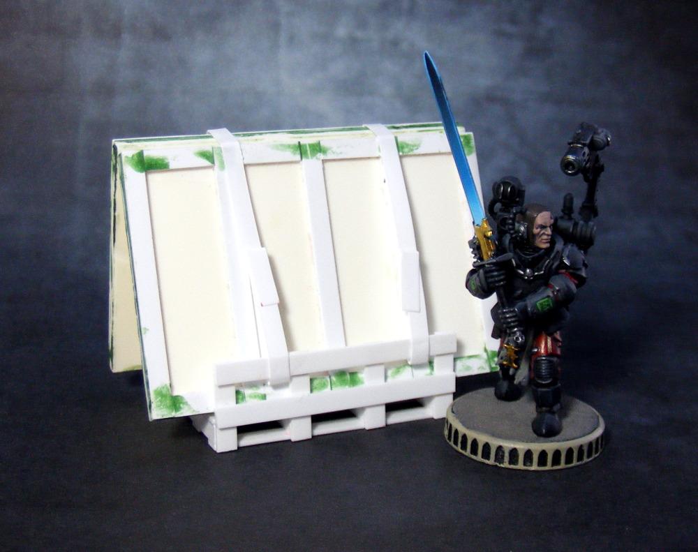 stapped up pallet
