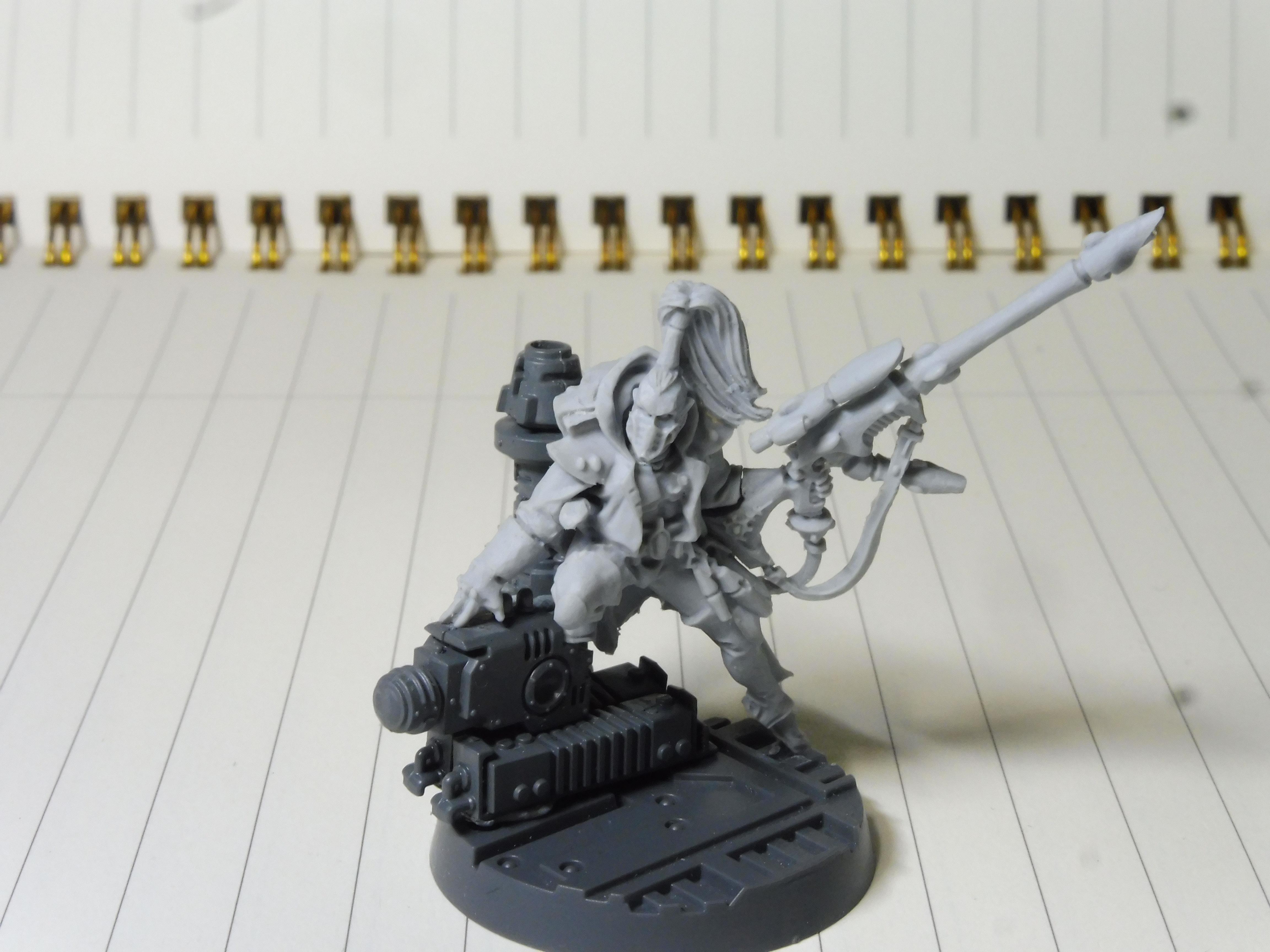Bone, Custom Paint Scheme, Dark Eldar, Drukhari, Eldar, Ivory, Kabal, Kabalite, Kabalite Warrior, Paint Scheme, Rangers, Splinter Rifle