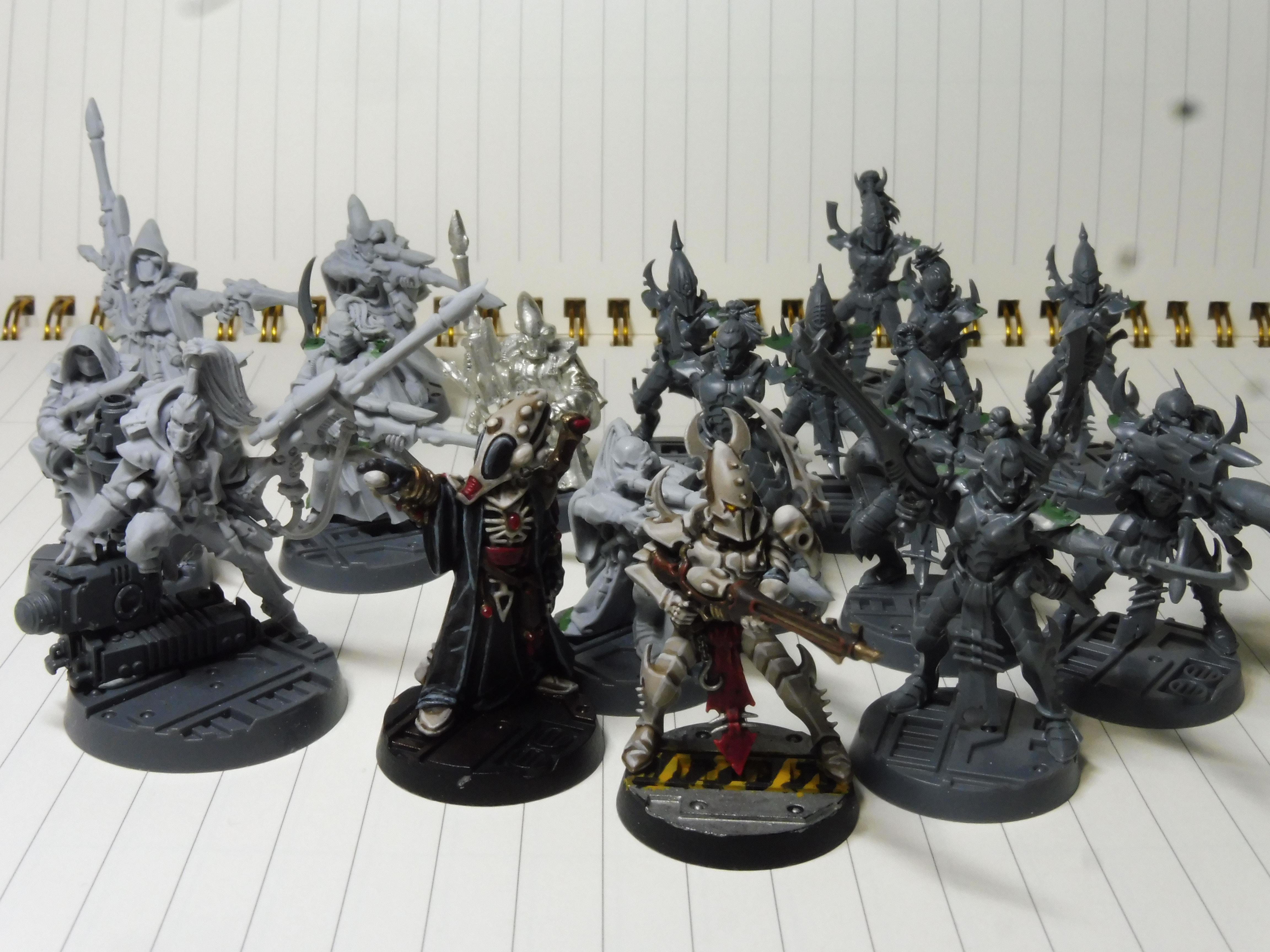 Bone, Custom Paint Scheme, Dark Eldar, Drukhari, Eldar, Ivory, Kabal, Kabalite, Kabalite Warrior, Paint Scheme, Rangers, Splinter Rifle