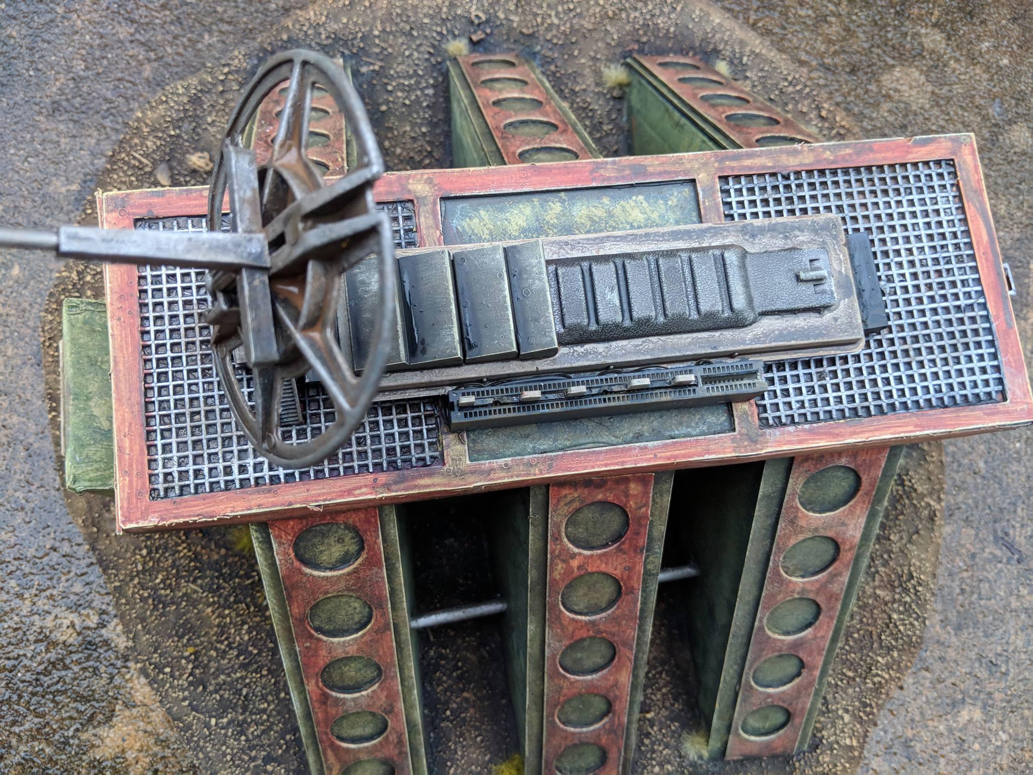 Buildings, Commission, Fallout, Industrial, Post Apoc, Ruins, Scratch Build, Terrain, This Is Not A Test