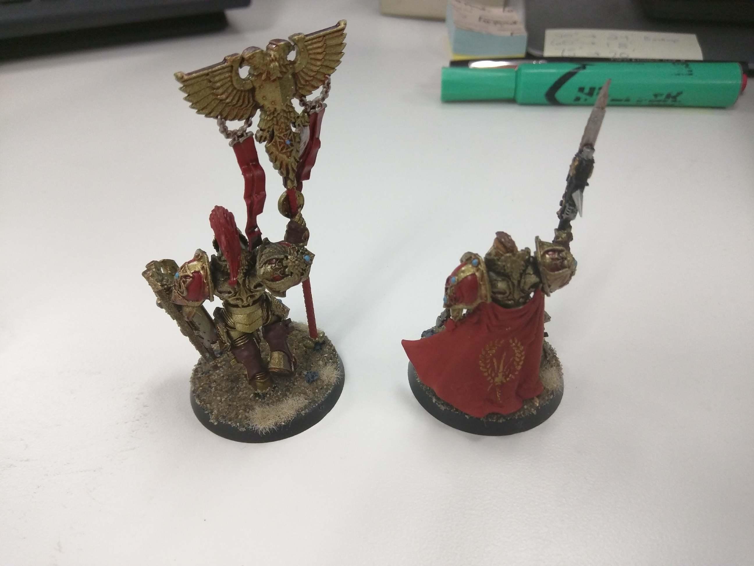 Shield-Captain &amp; Vexilus Praetor carrying Custodes Vexilla
