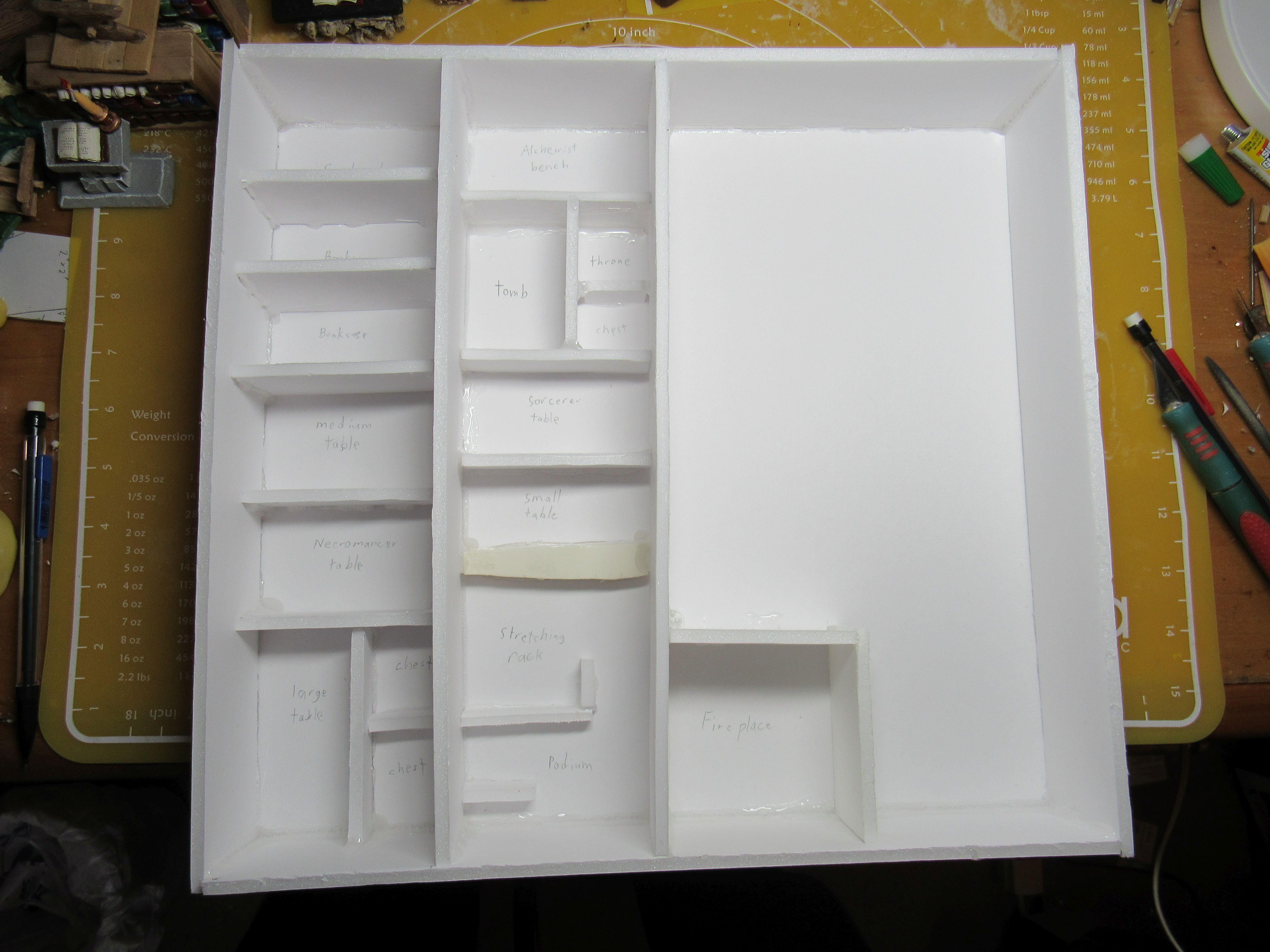 Hero Quest furniture storage