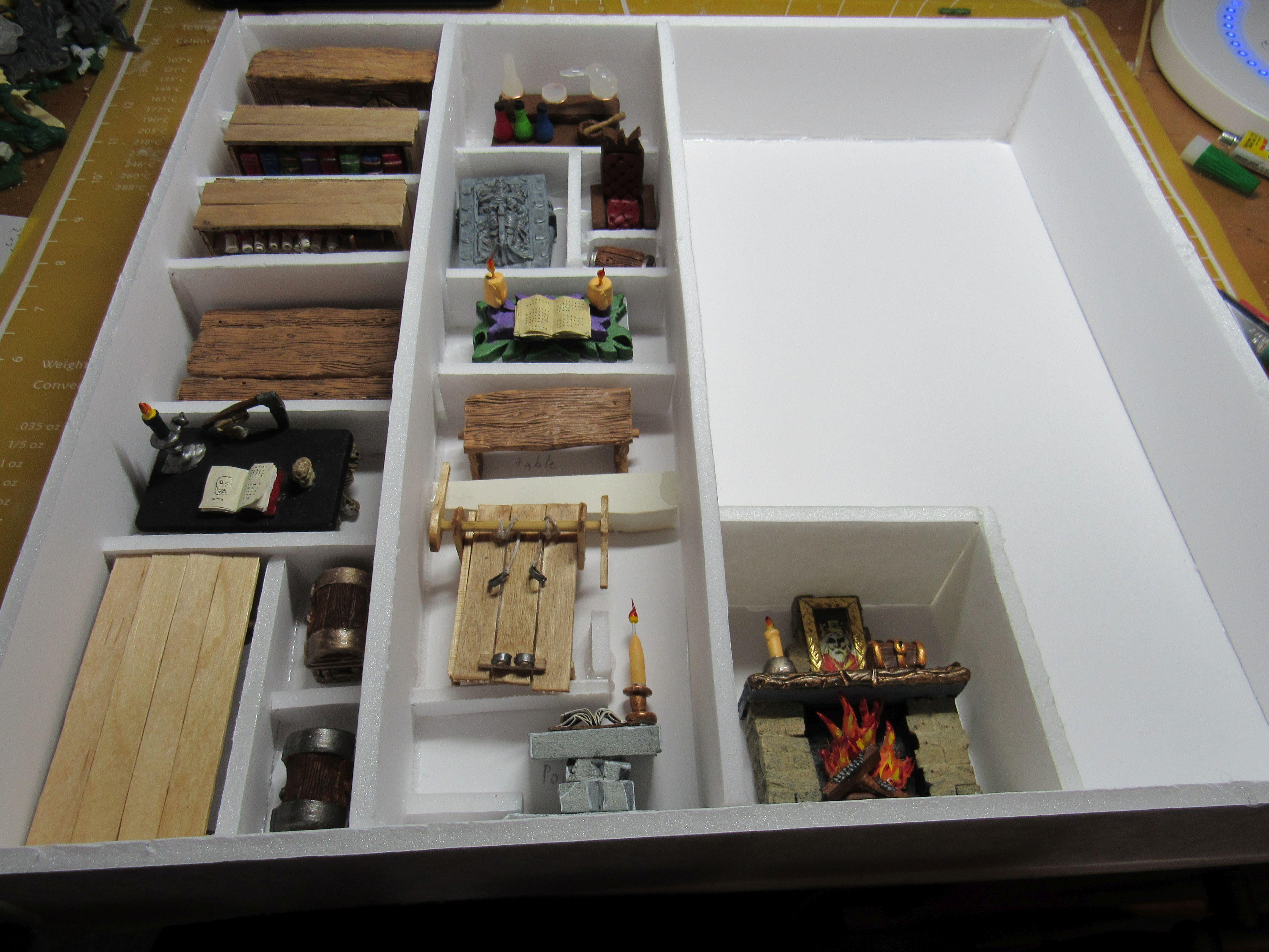 Hero Quest furniture storage