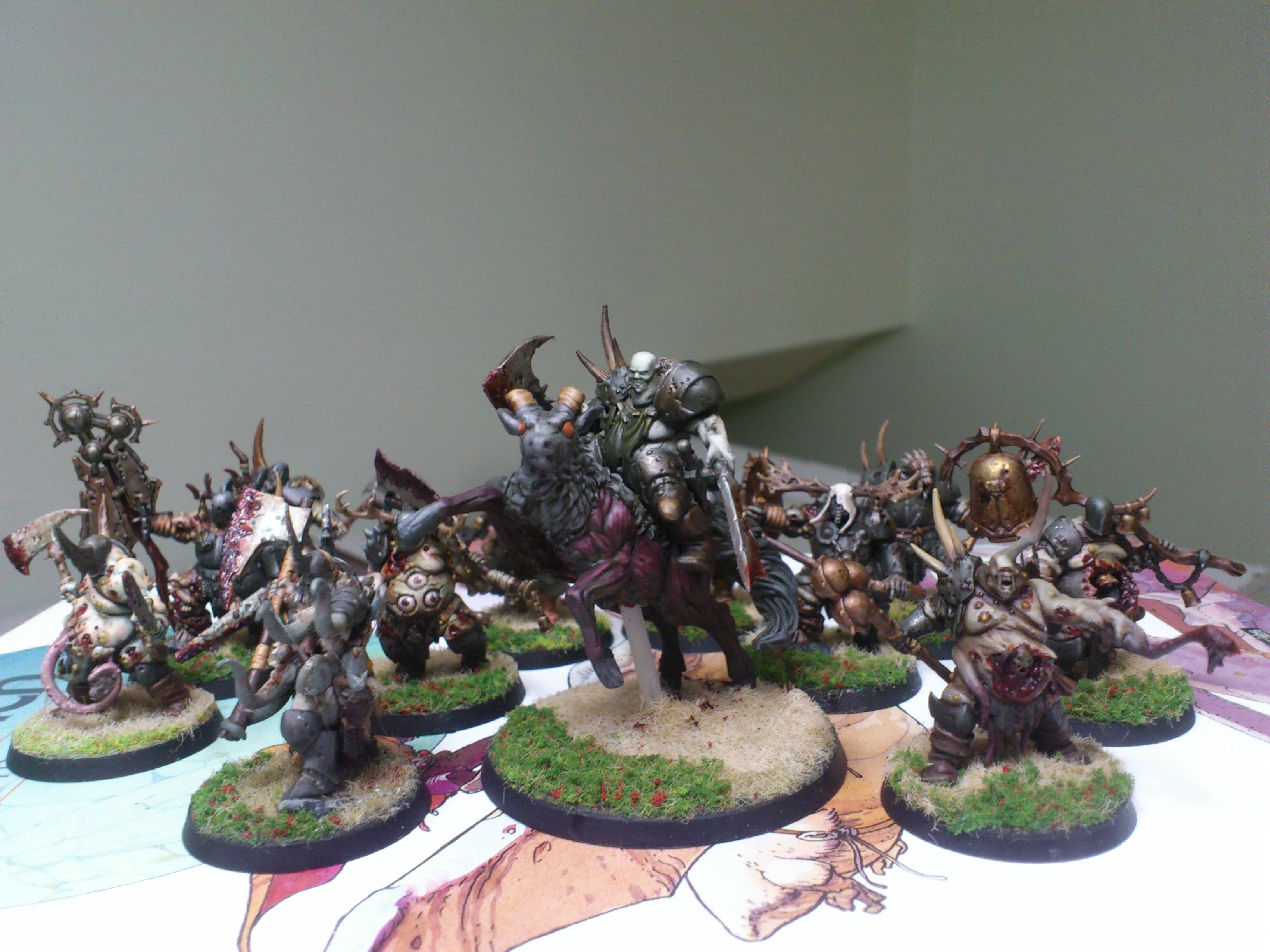 Age Of Sigmar, Blightkings, Harbringer, Nurgle, Rotbringers