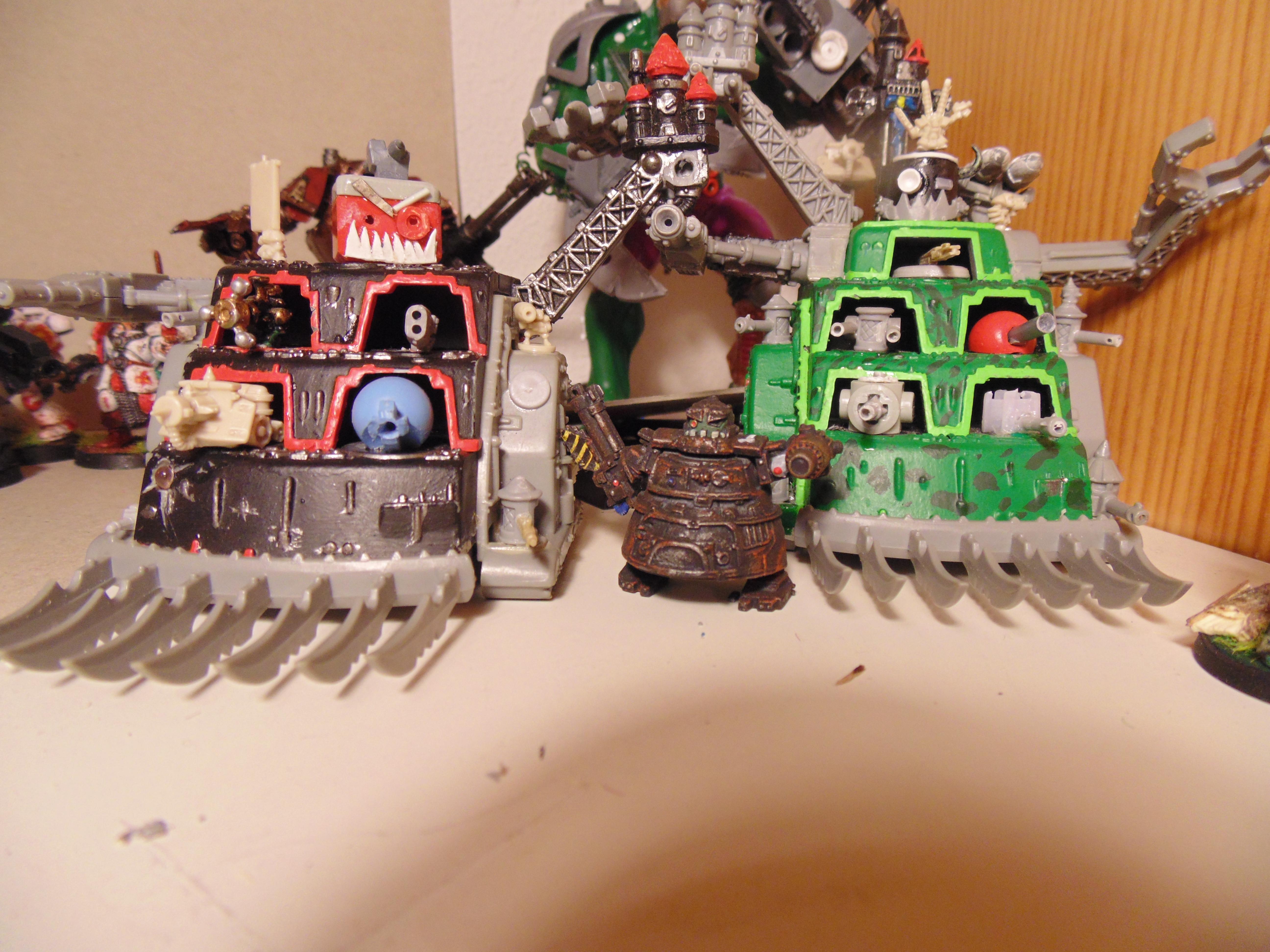 6mm, Conversion, Epic, Gargant, Green, Oldhammer, Orks, Scratch, Scratch Build, Stompa, Warhammer 40,000