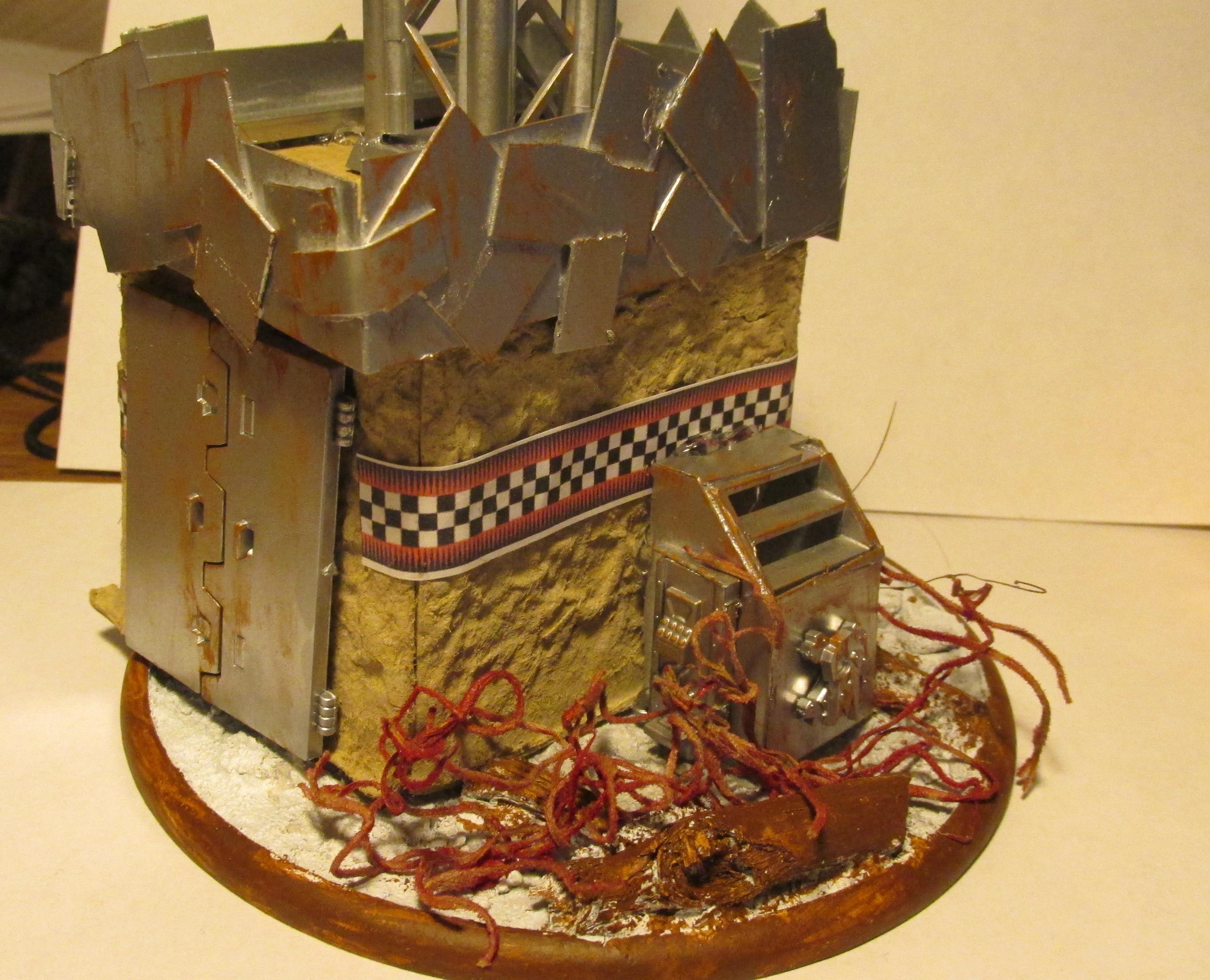 Close up on the structure