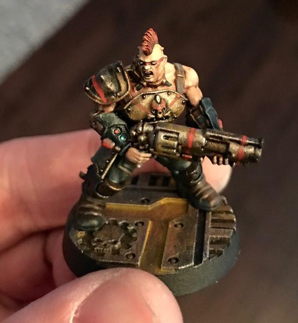 Goliath, Necromunda, Painted, Sector Mechanicus, Weathered