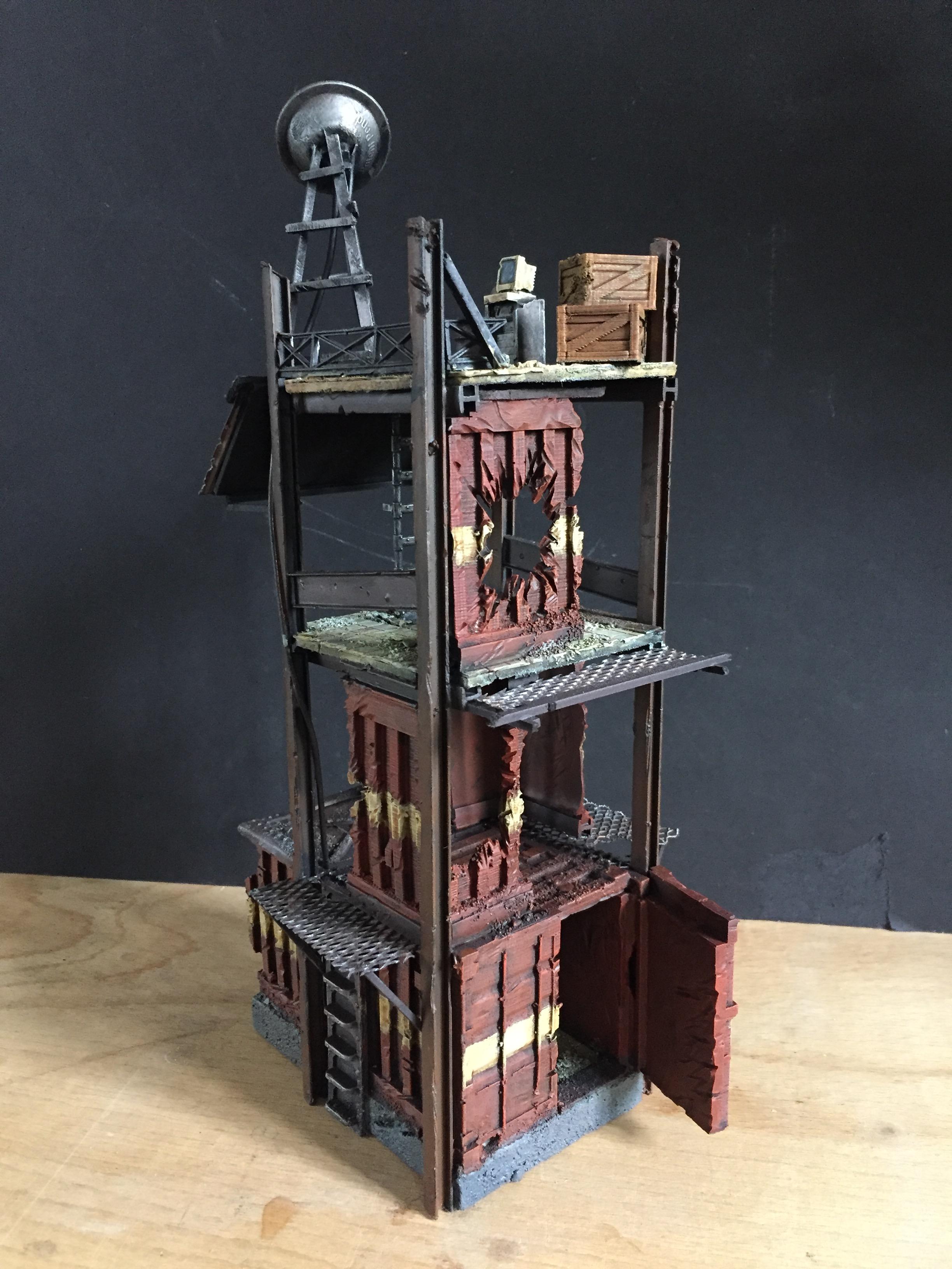 40k Scenery, 40k Terrain, Inq28, Inquisimunda, Necromunda, Necromunda Scenery, Necromunda Terrain, Terrain, Wargame, Warhammer 40,000, Warhammer 40k Scenery, Warhammer 40k Terrain, Watchtower