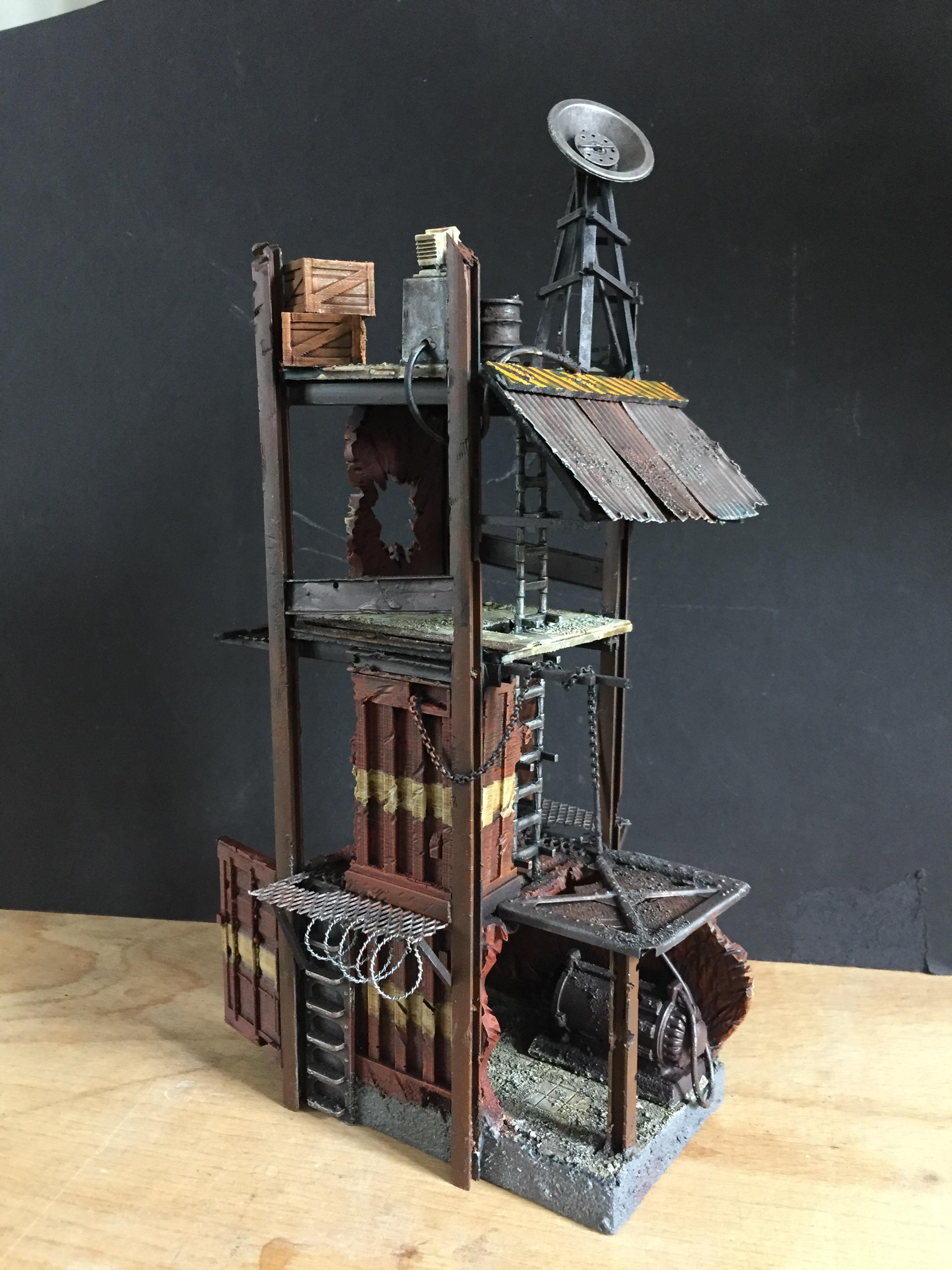 40k Scenery, 40k Terrain, Inq28, Inquisimunda, Necromunda, Necromunda Scenery, Necromunda Terrain, Terrain, Wargame, Warhammer 40,000, Warhammer 40k Scenery, Warhammer 40k Terrain, Watchtower