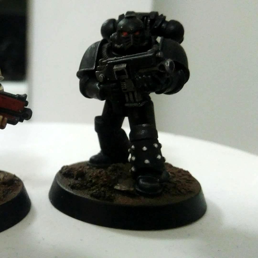30k, Black, Little Sisters Of Purification, Space Marines, Tactical Squad
